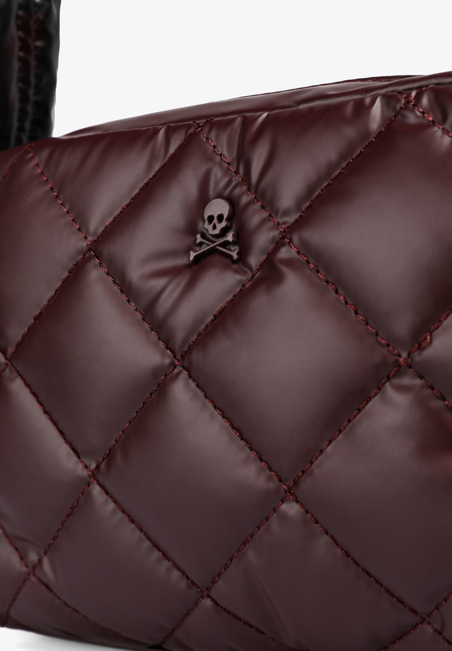 QUILTED METALLIC CROSSBODY BAG