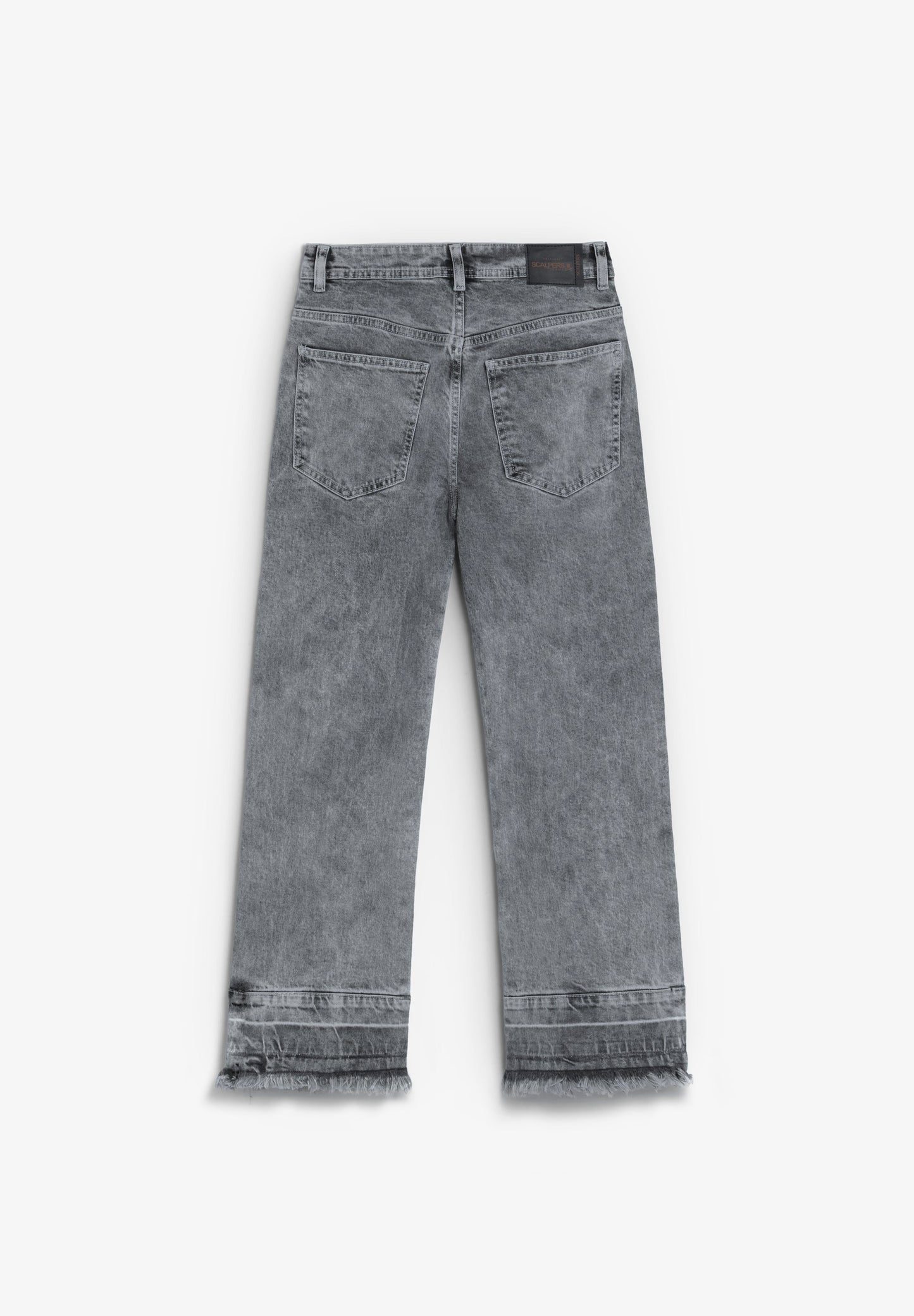 FADED FRAYED EDGE JEANS