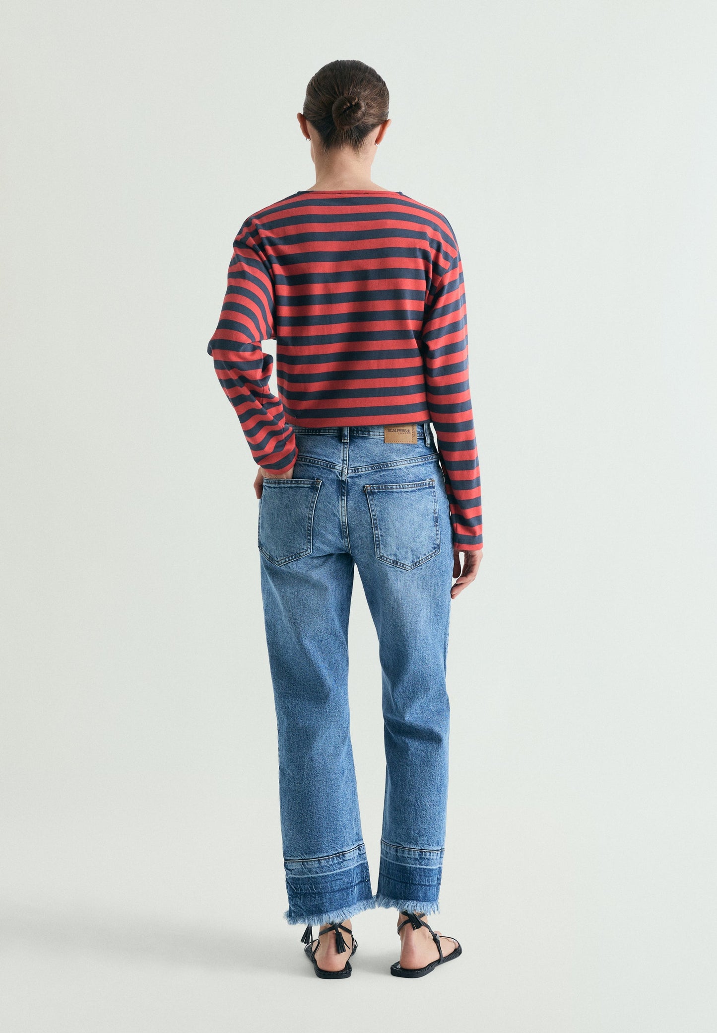 JEANS EFECTO LAVADO DESFLECADOS - Scalpers