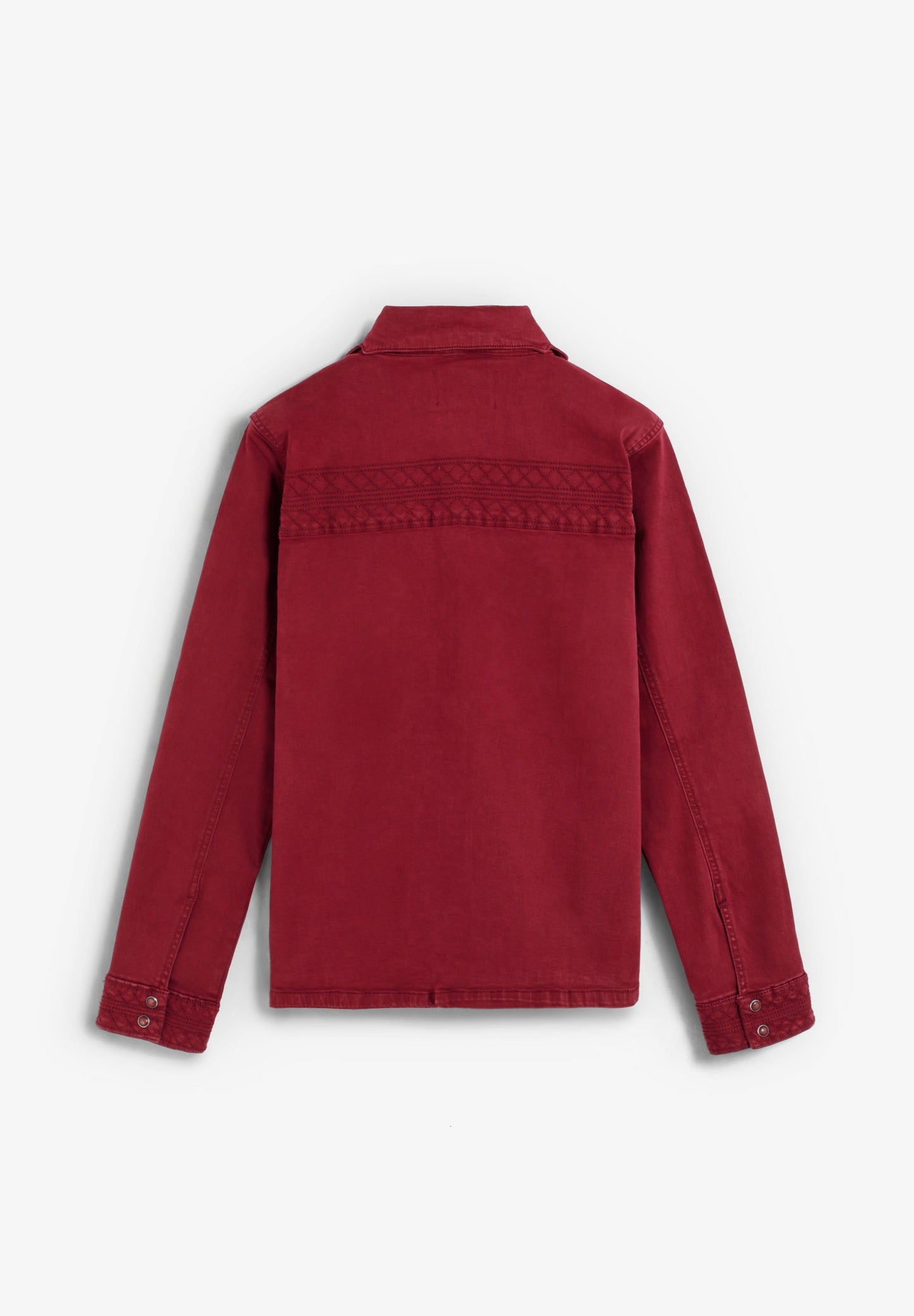 SCSCALLOPSTICHING DENIM SHIRT