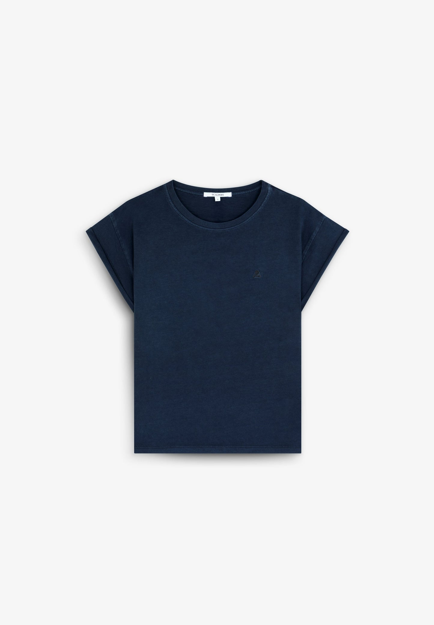 CAMISETA CALAVERA BORDADA - Scalpers