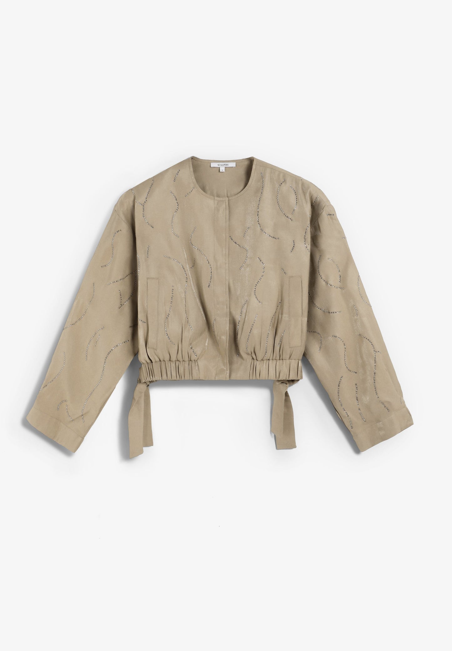 RHINESTONE BOMBER JACKET