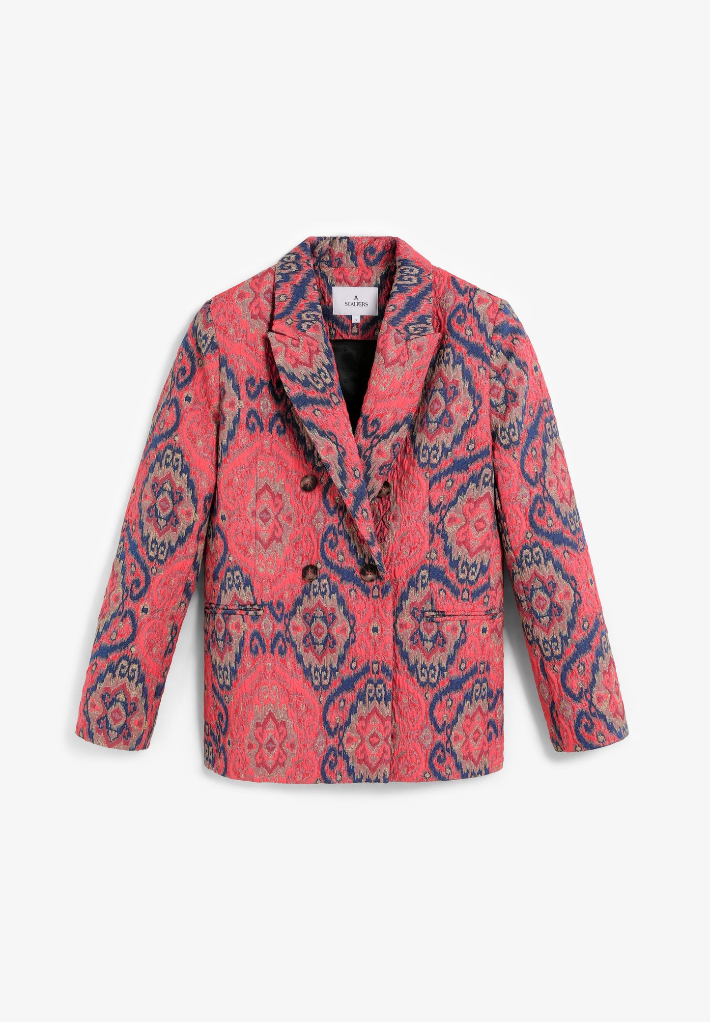 JACQUARD PRINT BLAZER