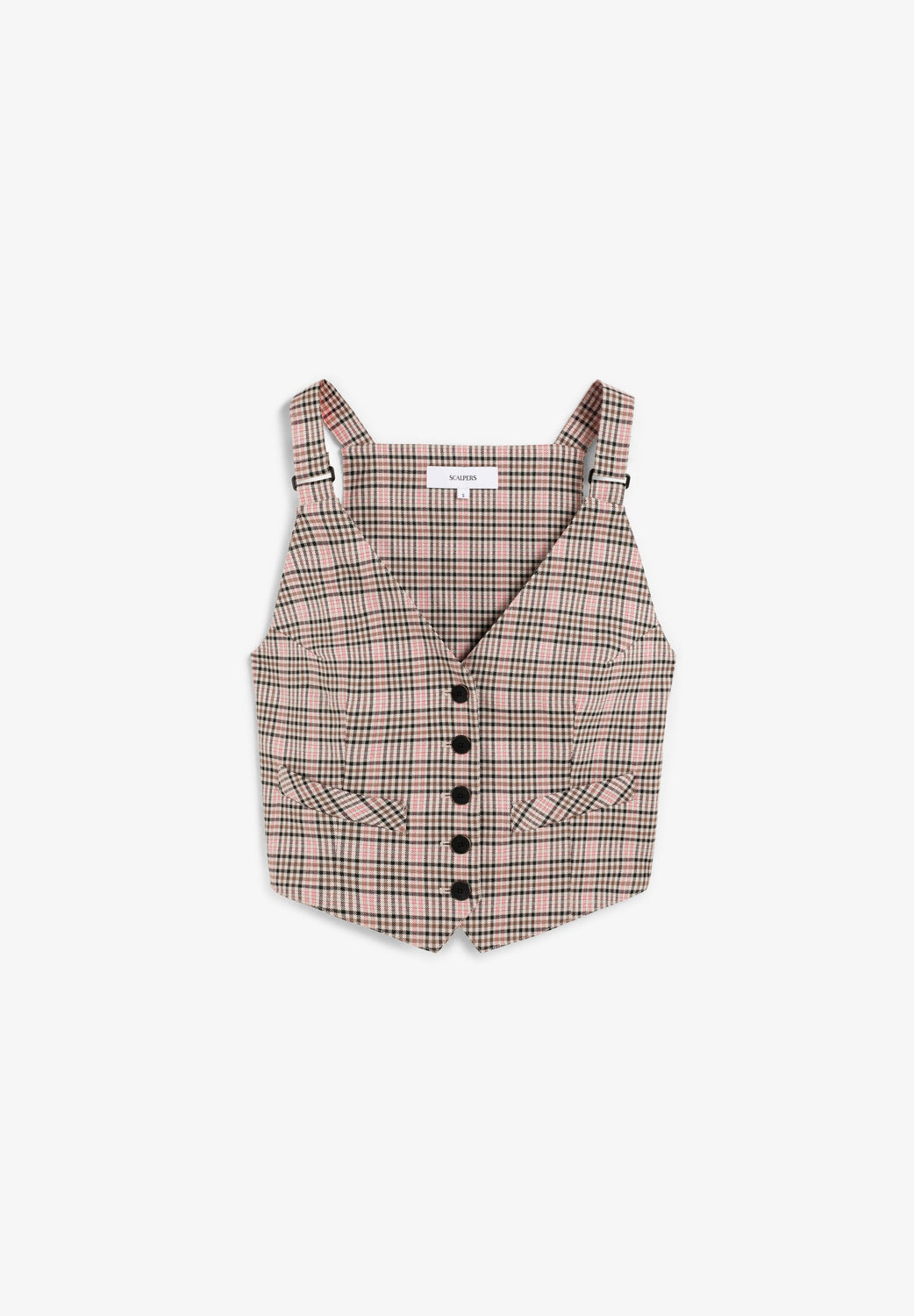 CHALECO CUADROS TIRANTES - Scalpers