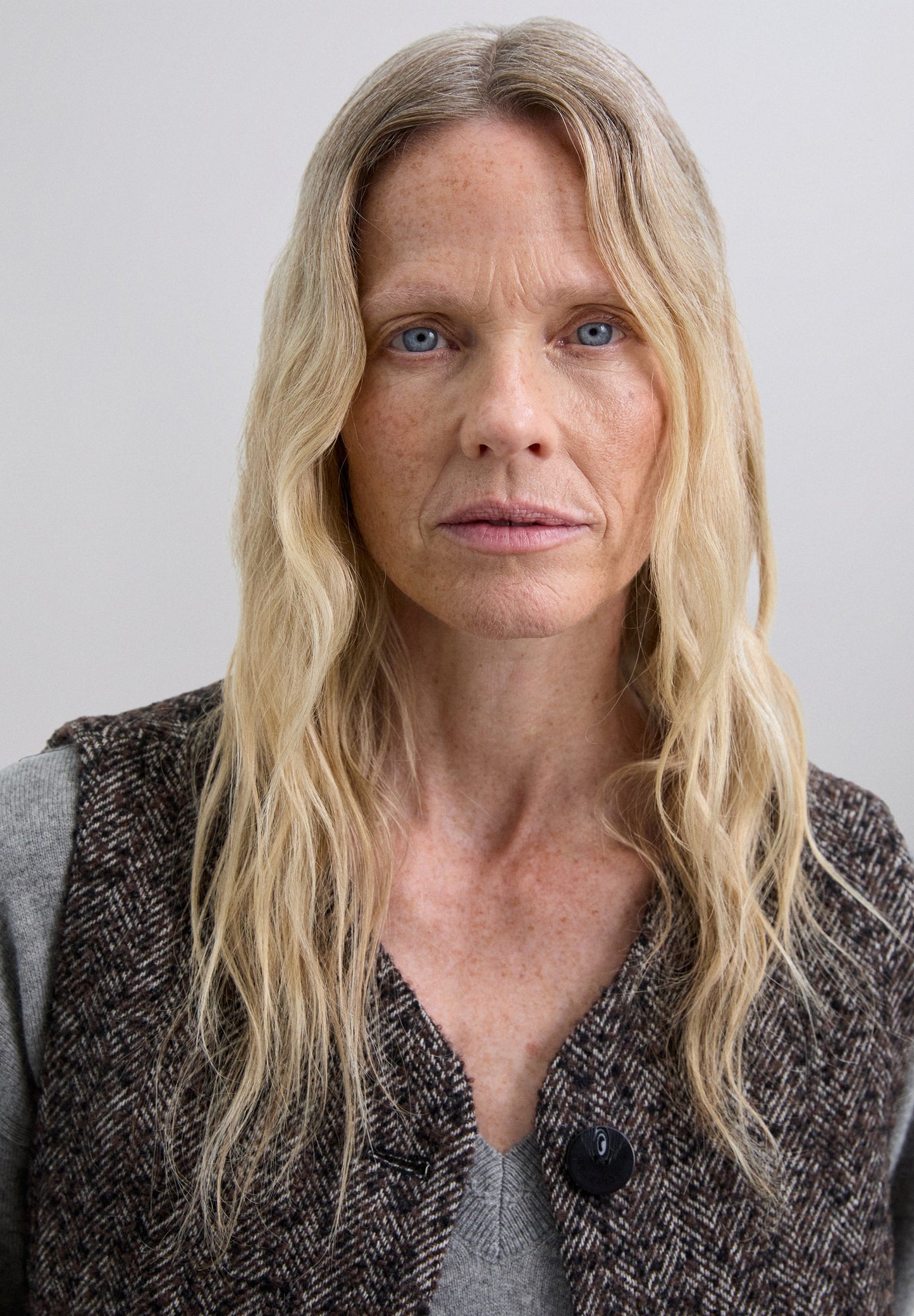 FITTED HERRINGBONE WAISTCOAT