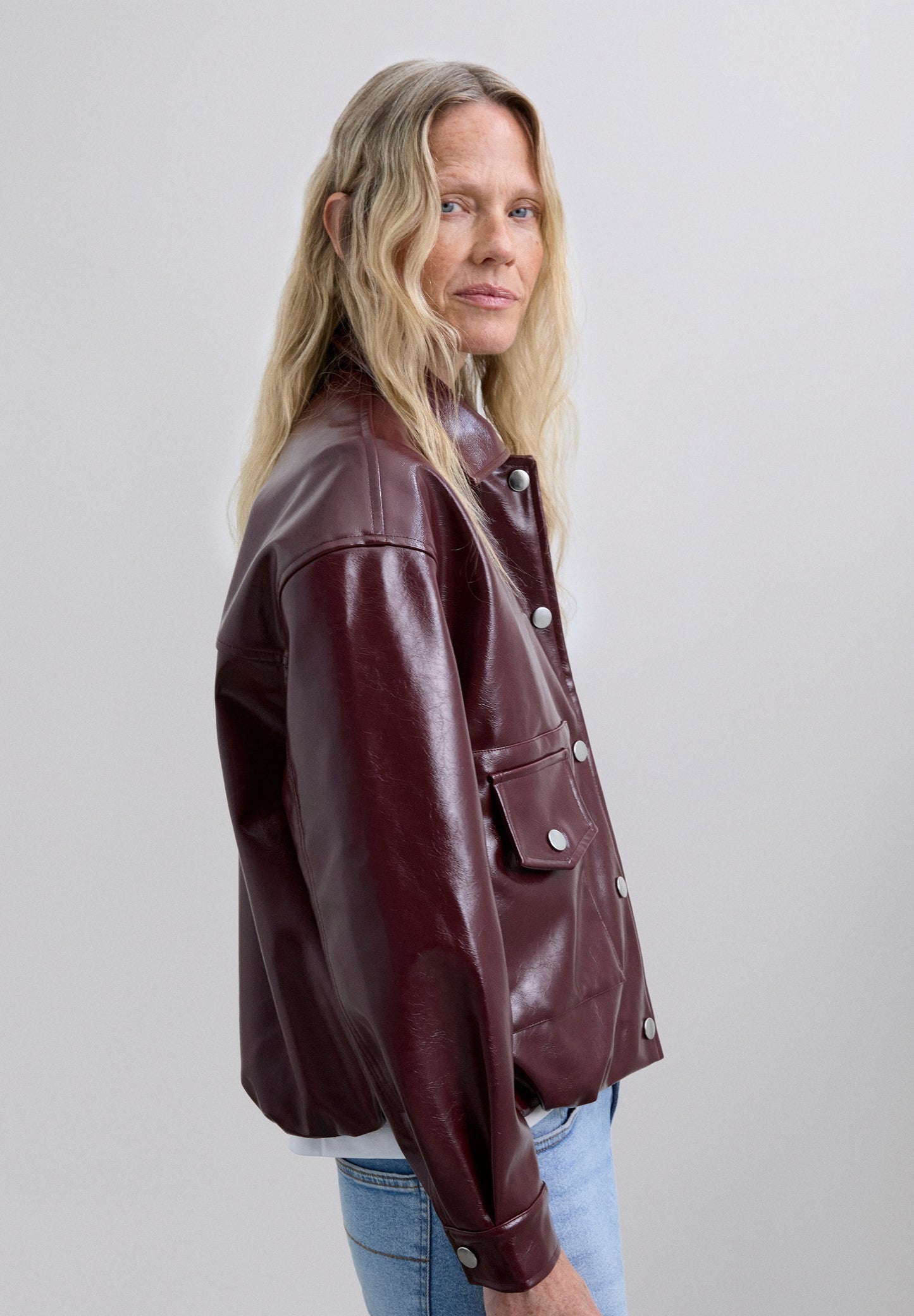 JACKET WITH SHIRT COLLAR