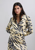 ANIMAL PRINT SATIN BLOUSE
