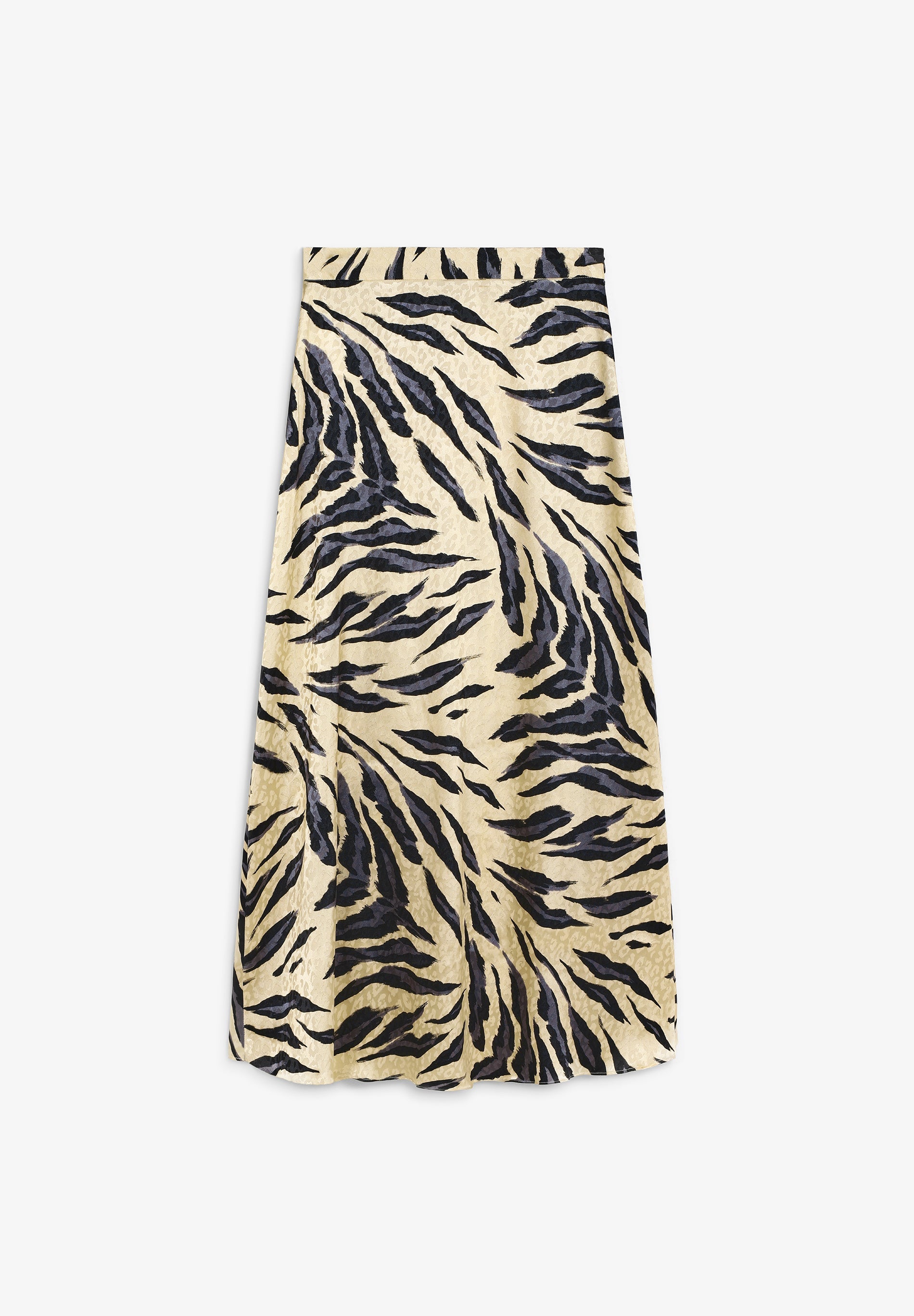 ANIMAL PRINT MIDI SKIRT