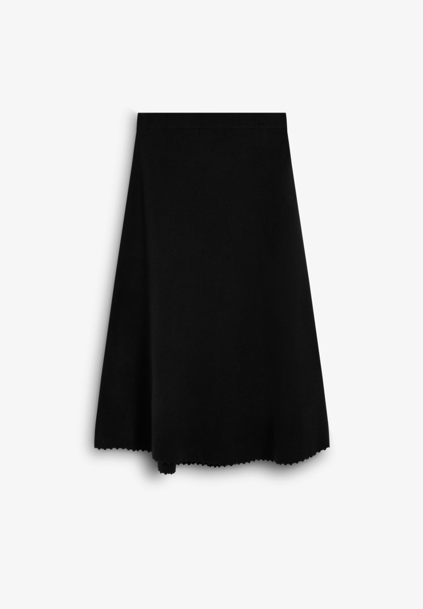 SPECIAL FINISH ASYMMETRIC SKIRT