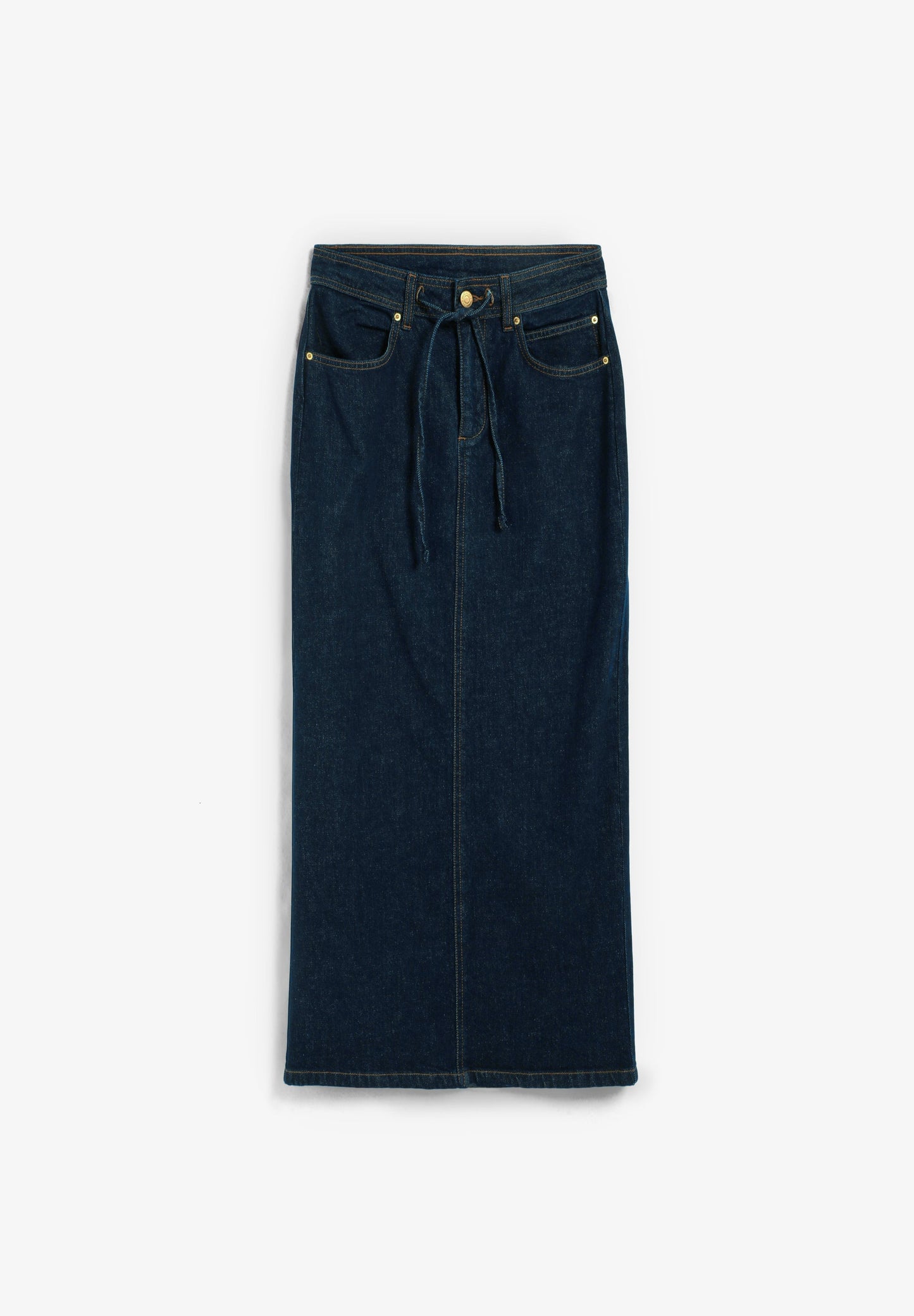 DENIM MIDI SKIRT