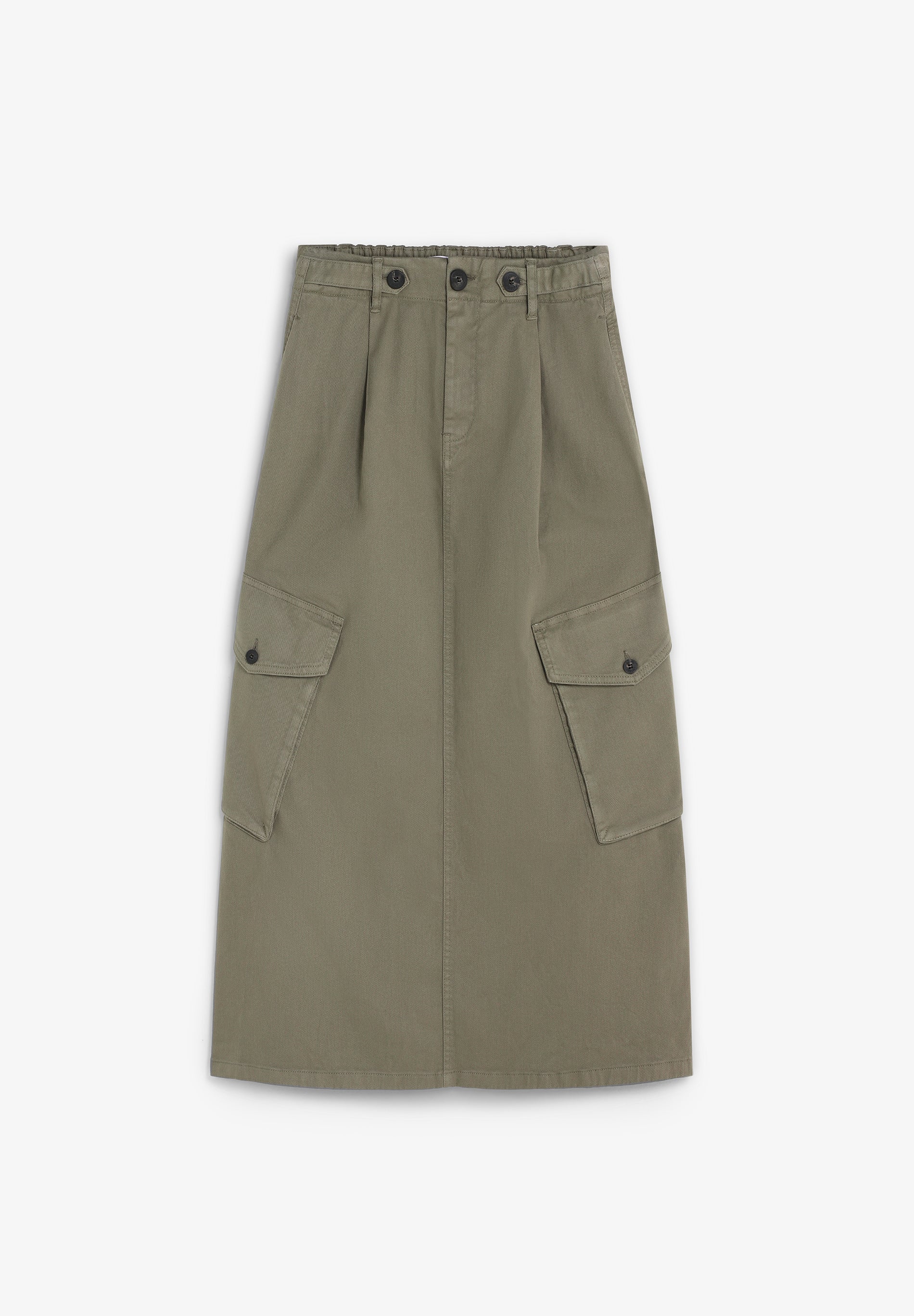 MIDI SKIRT WITH CARGO POCKETS