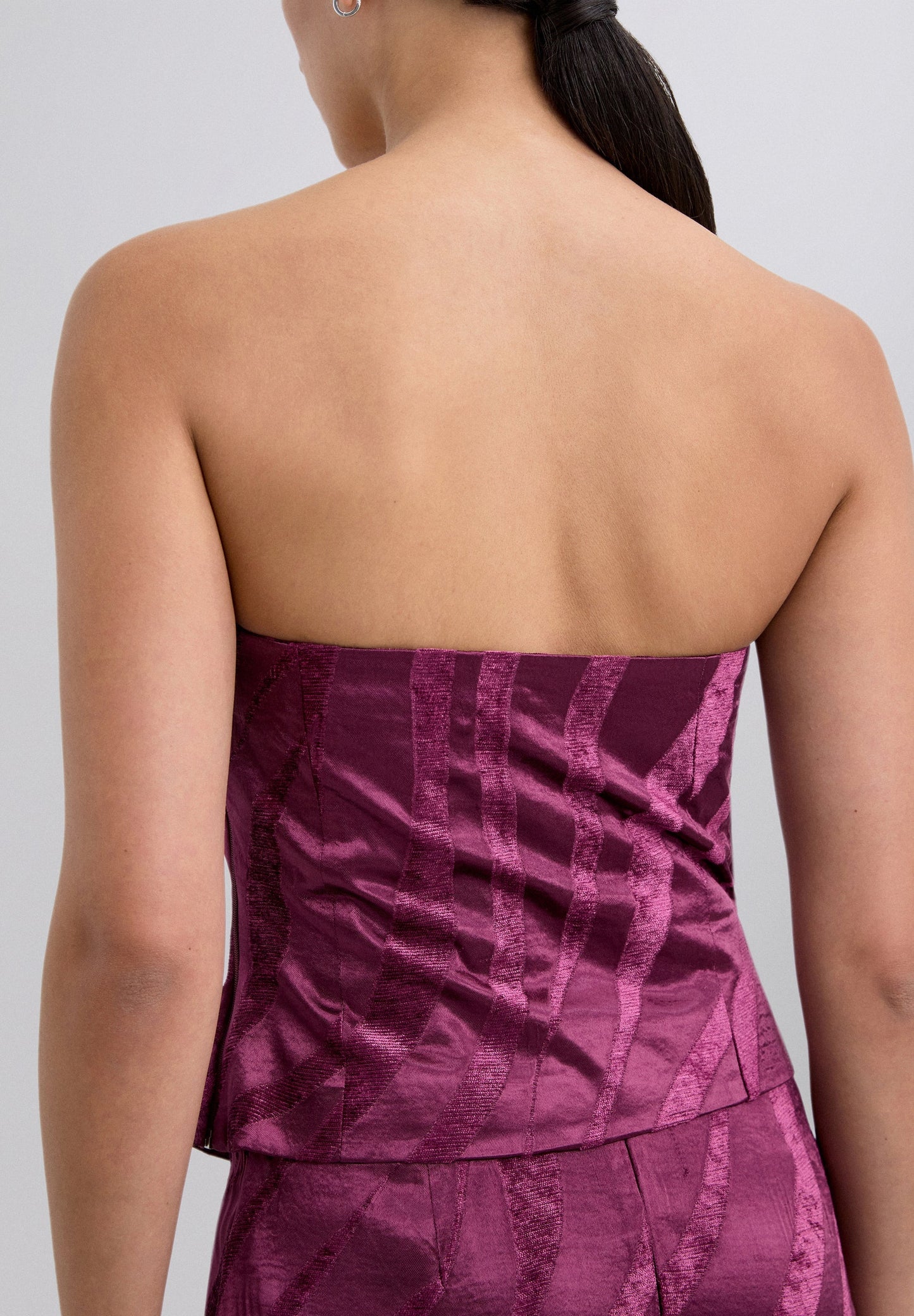 ASYMMETRIC BANDEAU TOP