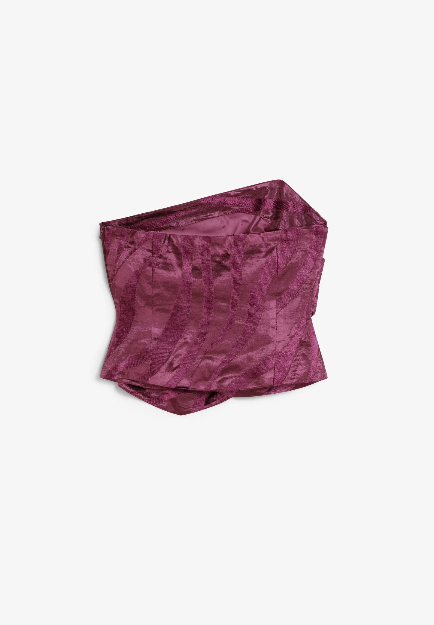 ASYMMETRIC BANDEAU TOP