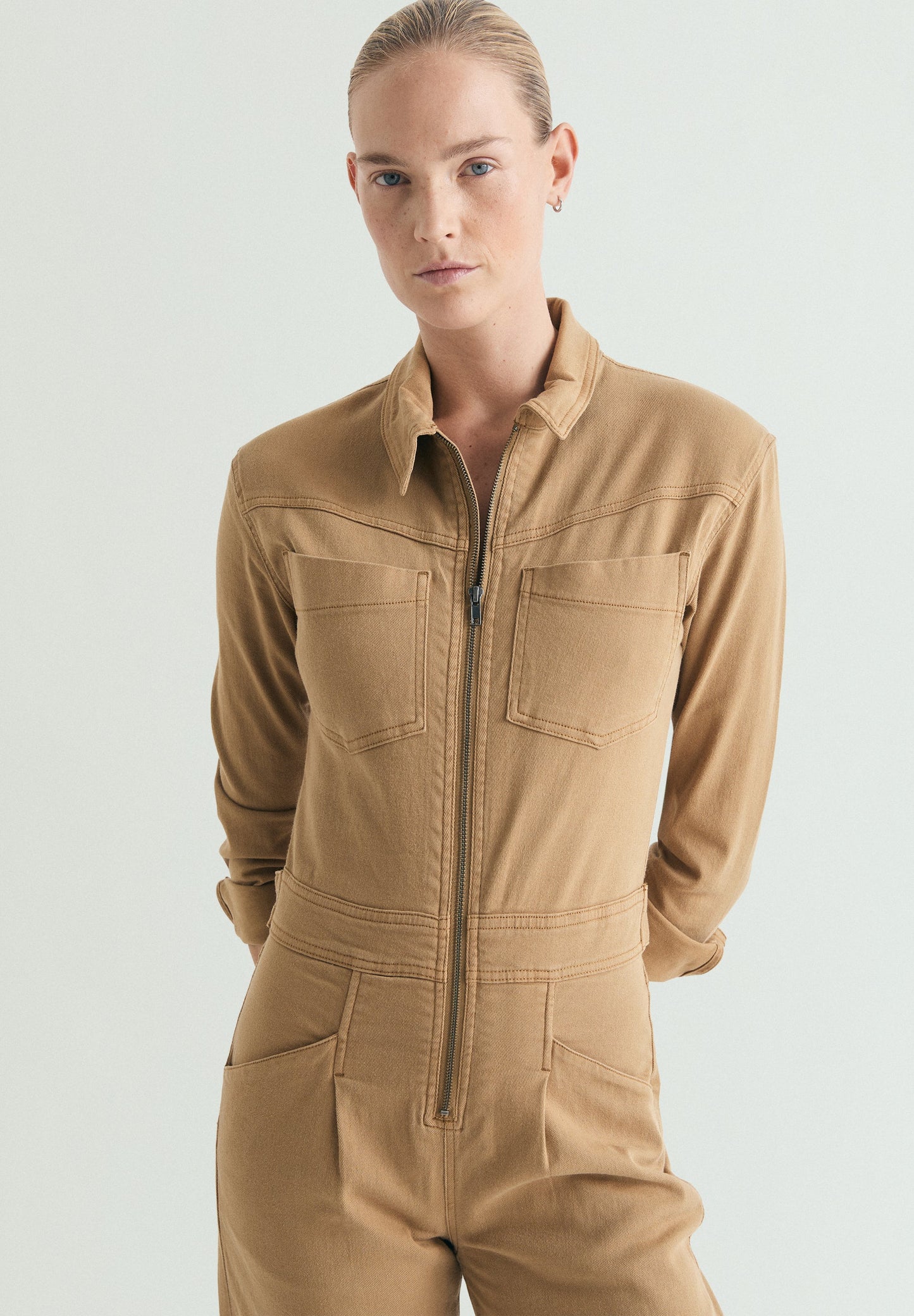 JUMPSUIT WITH FRONT ZIP
