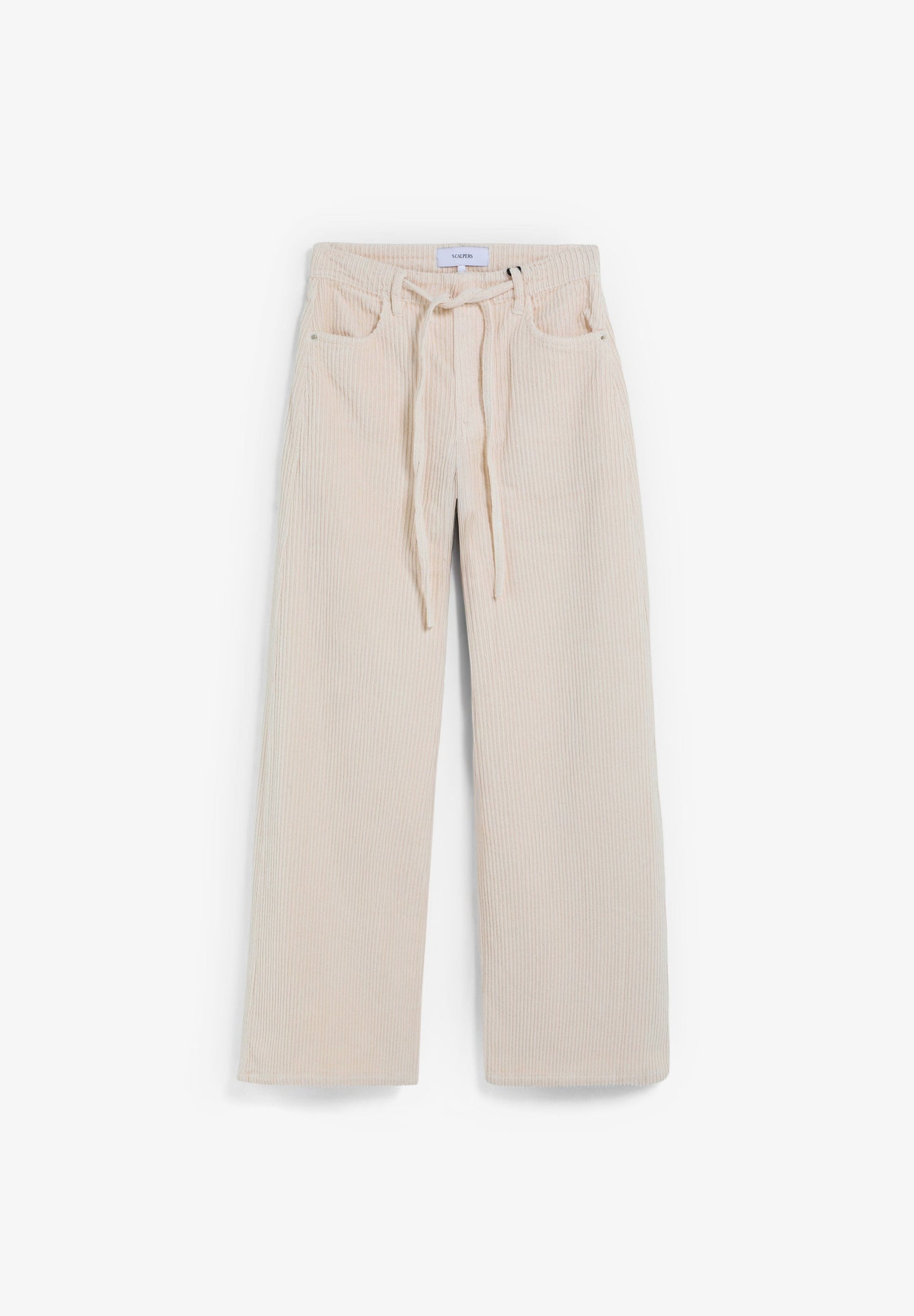 CORDUROY DRAWSTRING TROUSERS.