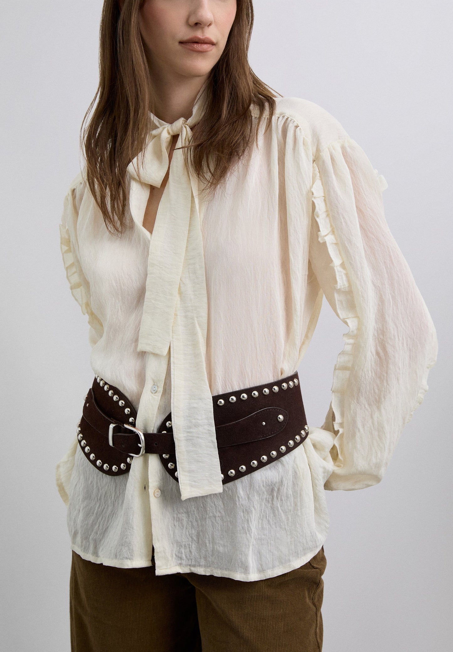 STRAIGHT CORDUROY TROUSERS