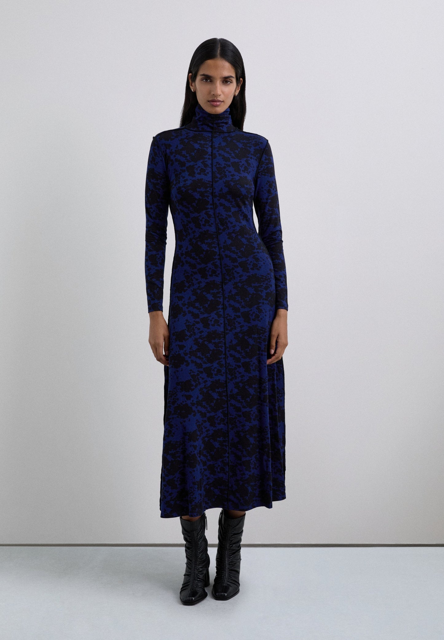 ANIMAL PRINT MIDI DRESS