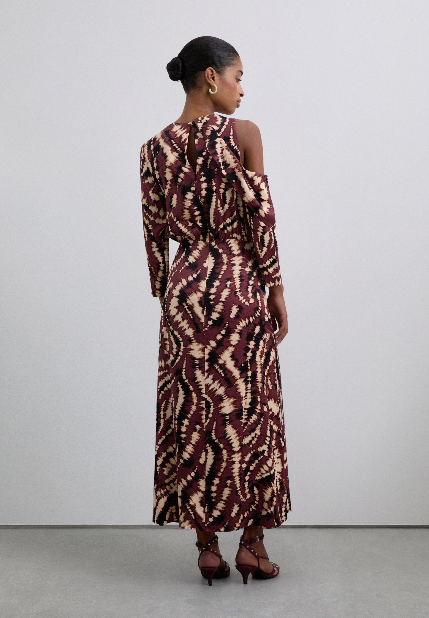 ASYMMETRISCHE JURK TIE-DYE