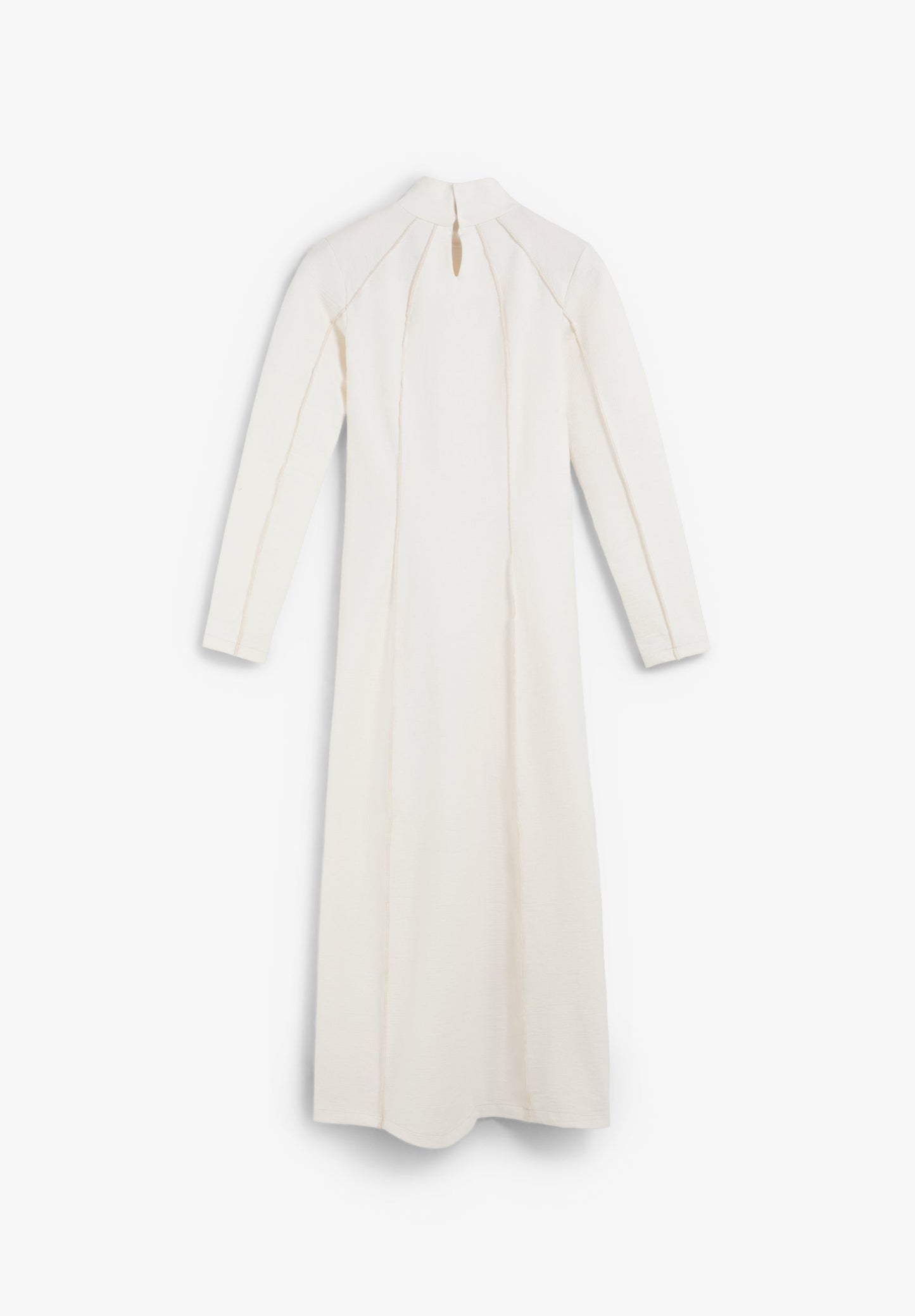 MIDI-JURK TRICOT OVERLOCK