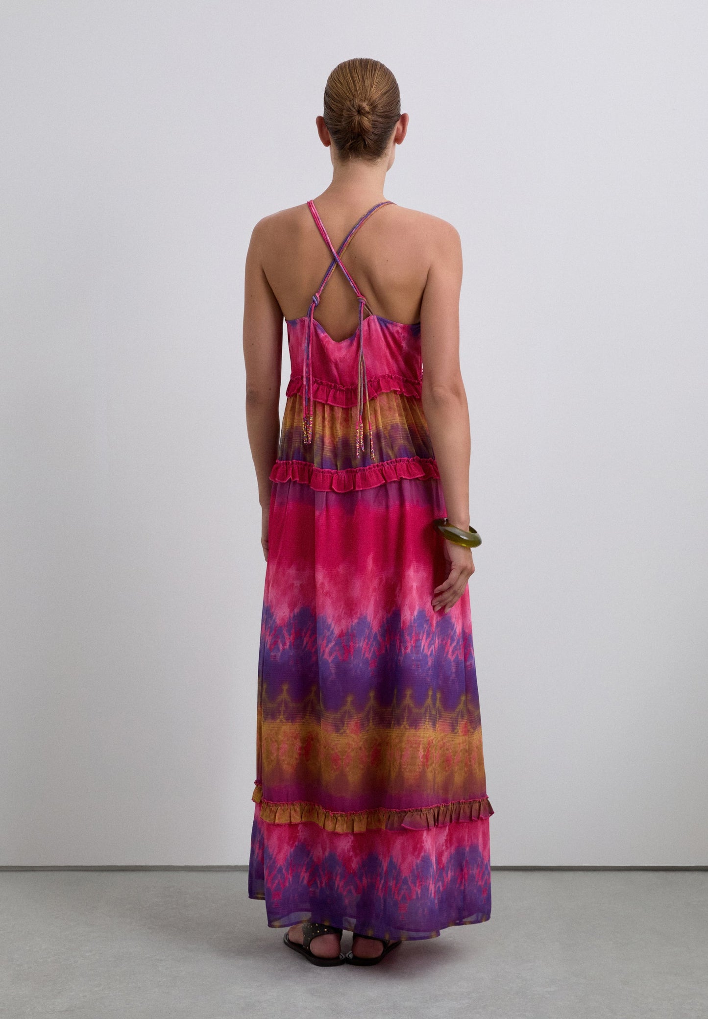 LONG TIE DYE DRESS