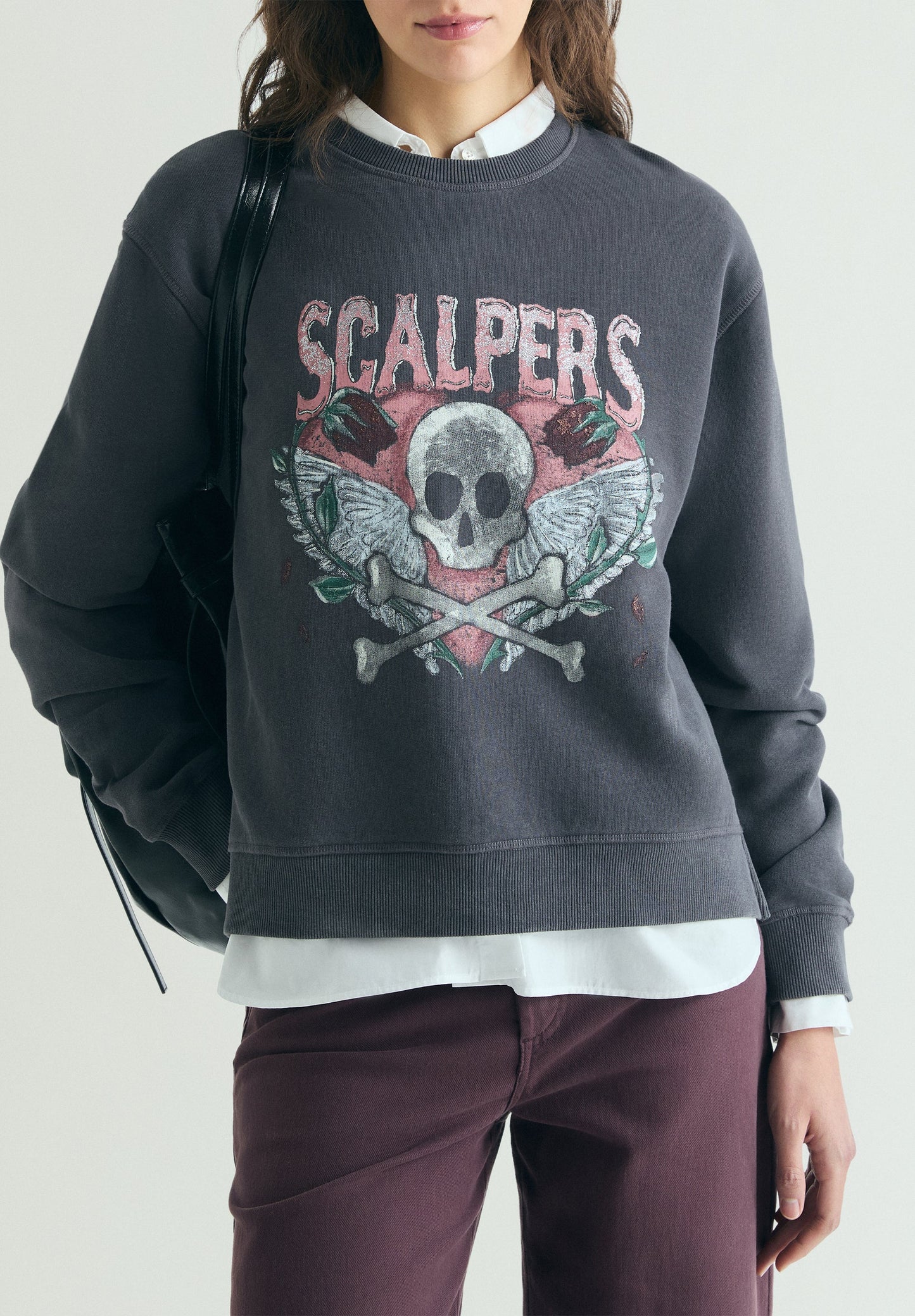 PRINTED SKULL HOODIE
