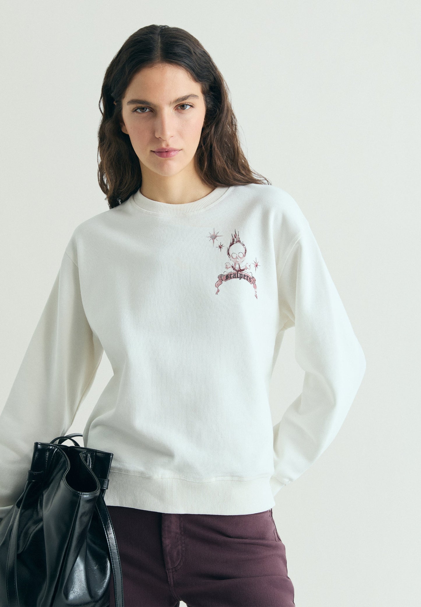 PRINTED SKULL HOODIE