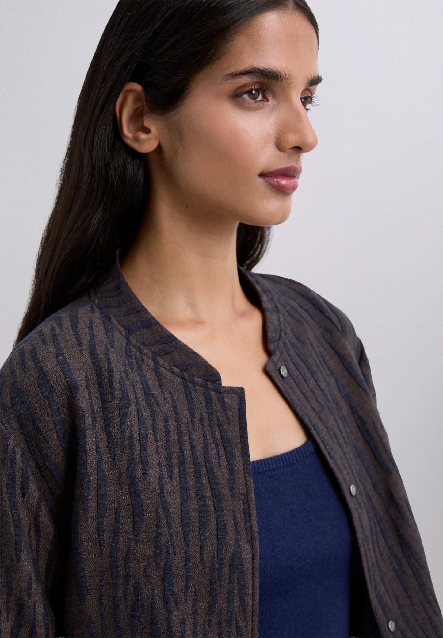 ANIMAL PRINT BOMBER JACKET