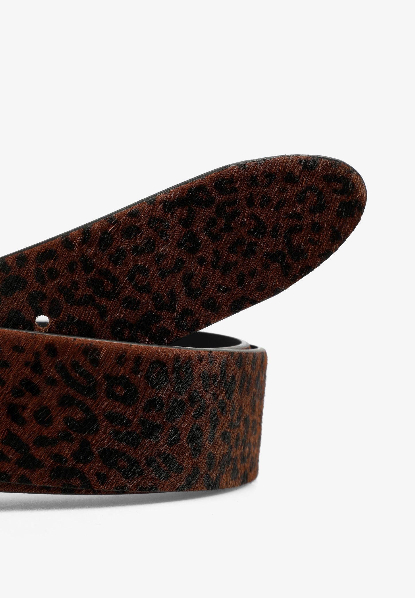 ANIMAL PRINT LEATHER BELT