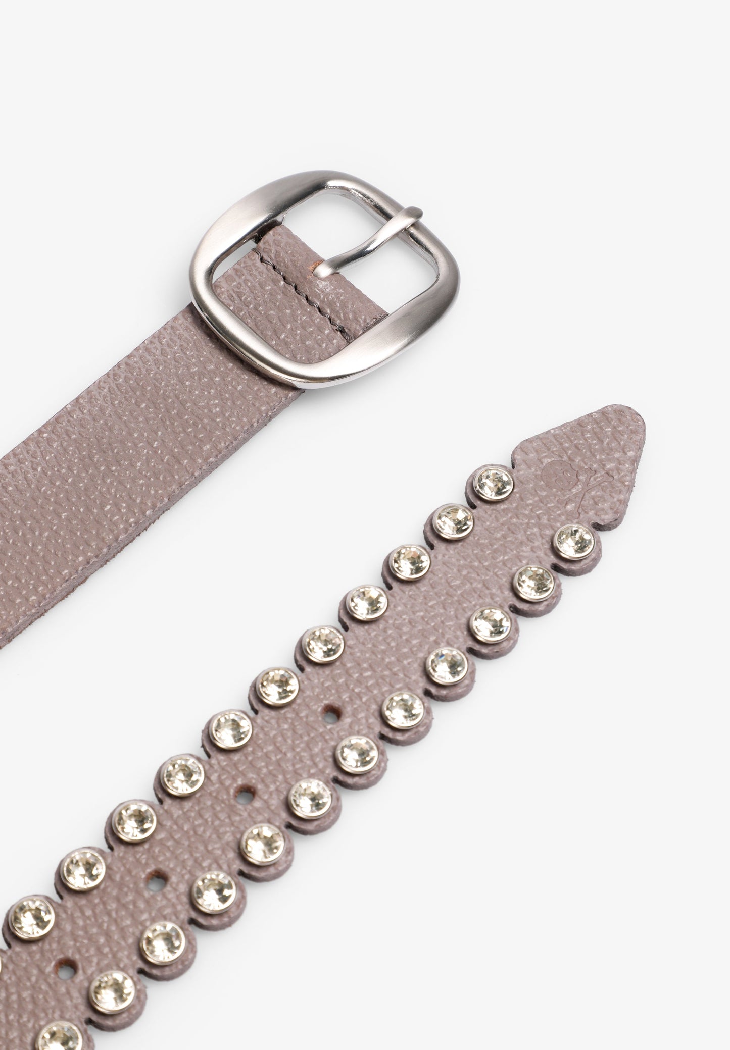 RHINESTONE LEATHER BELT