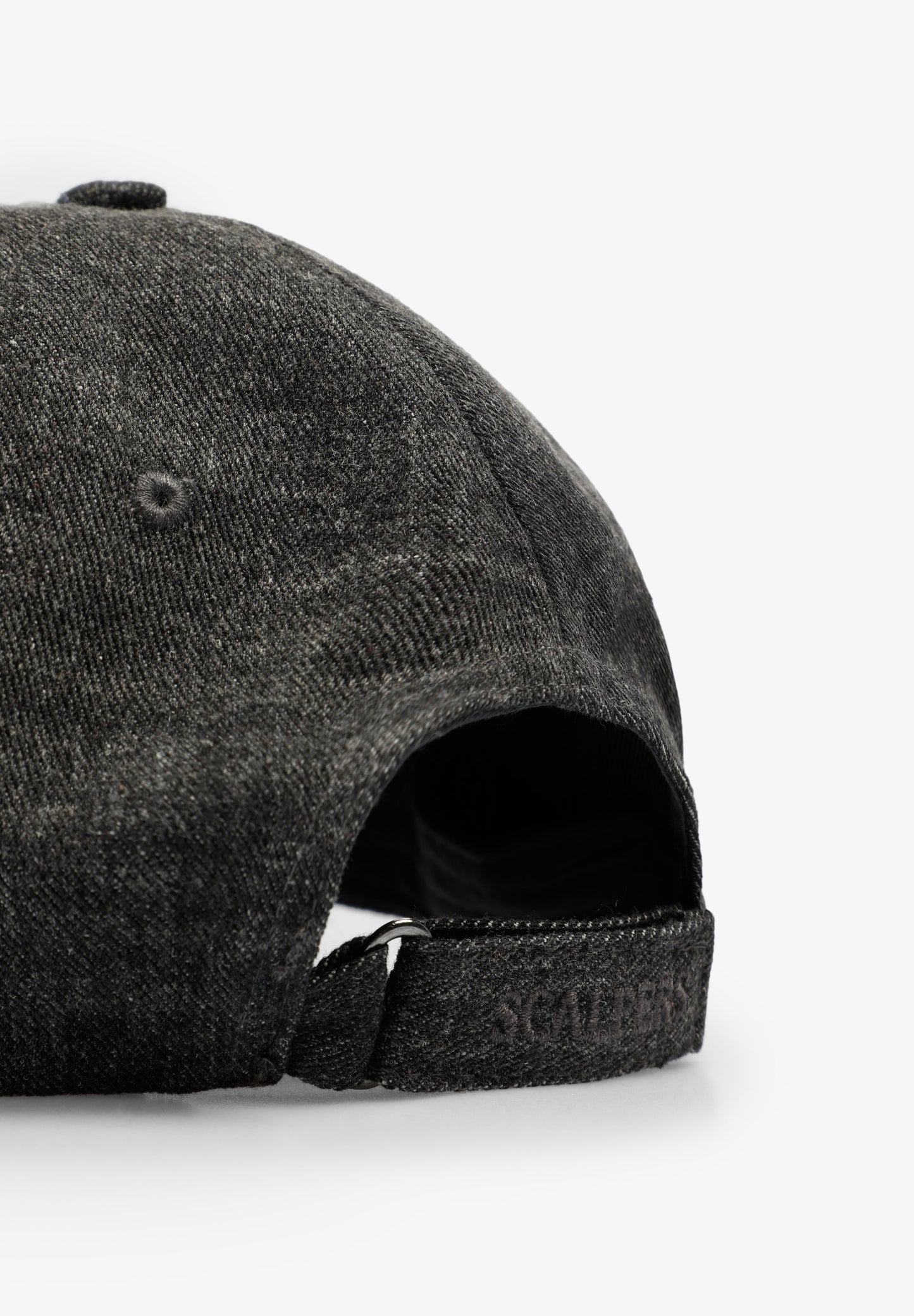 FADED-EFFECT DENIM CAP