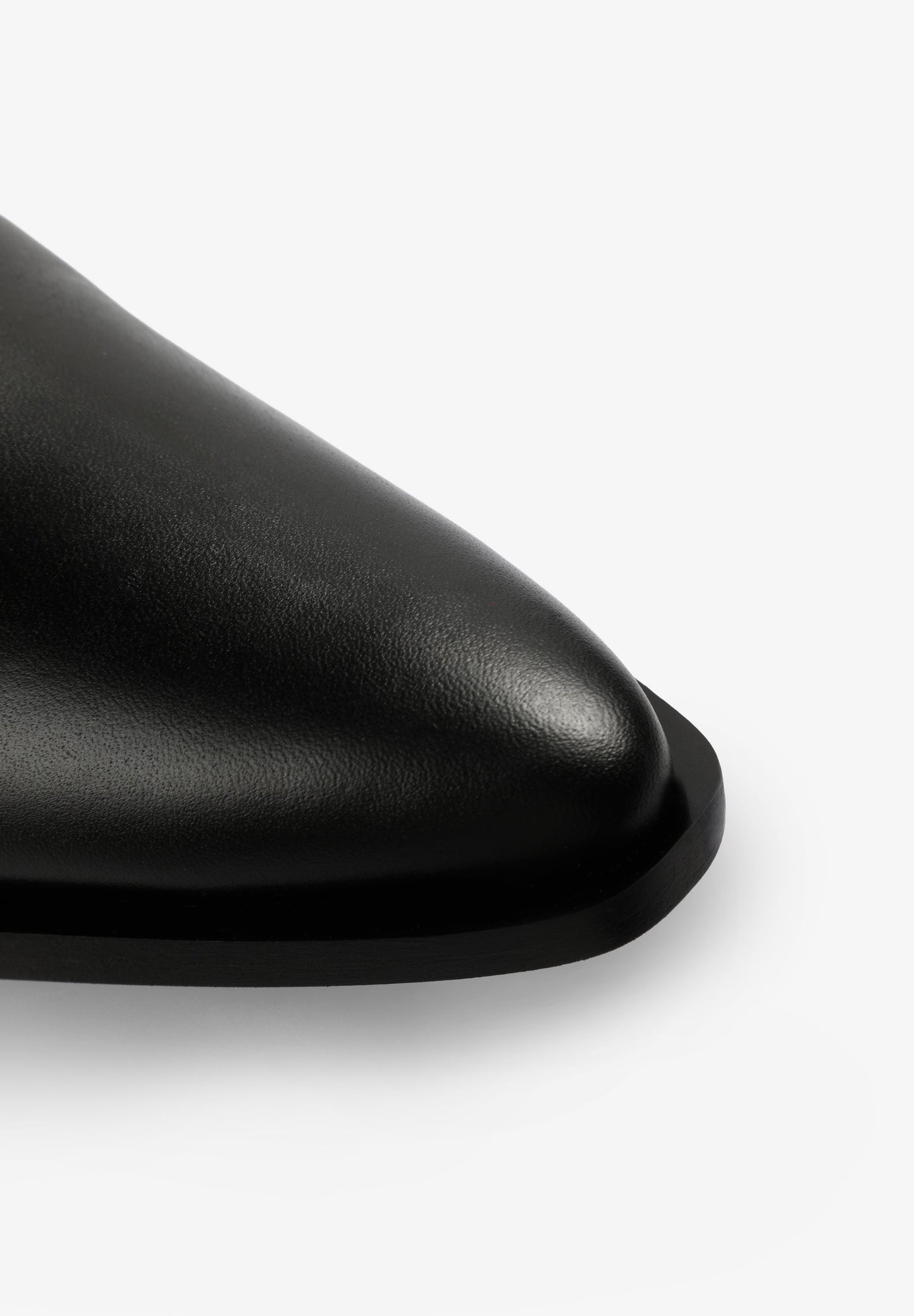 LEATHER KNEE-HIGH COWBOY BOOTS