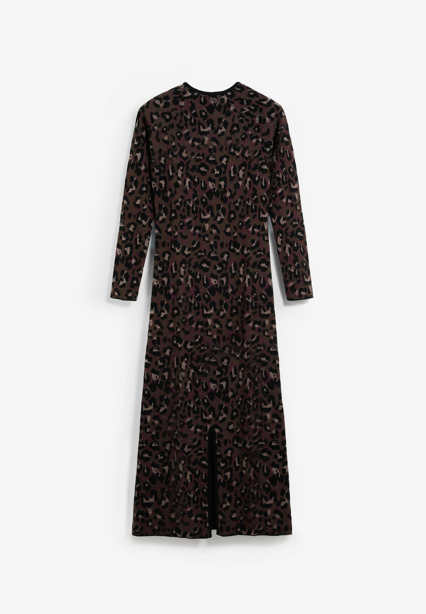 JACQUARD KNIT MIDI DRESS