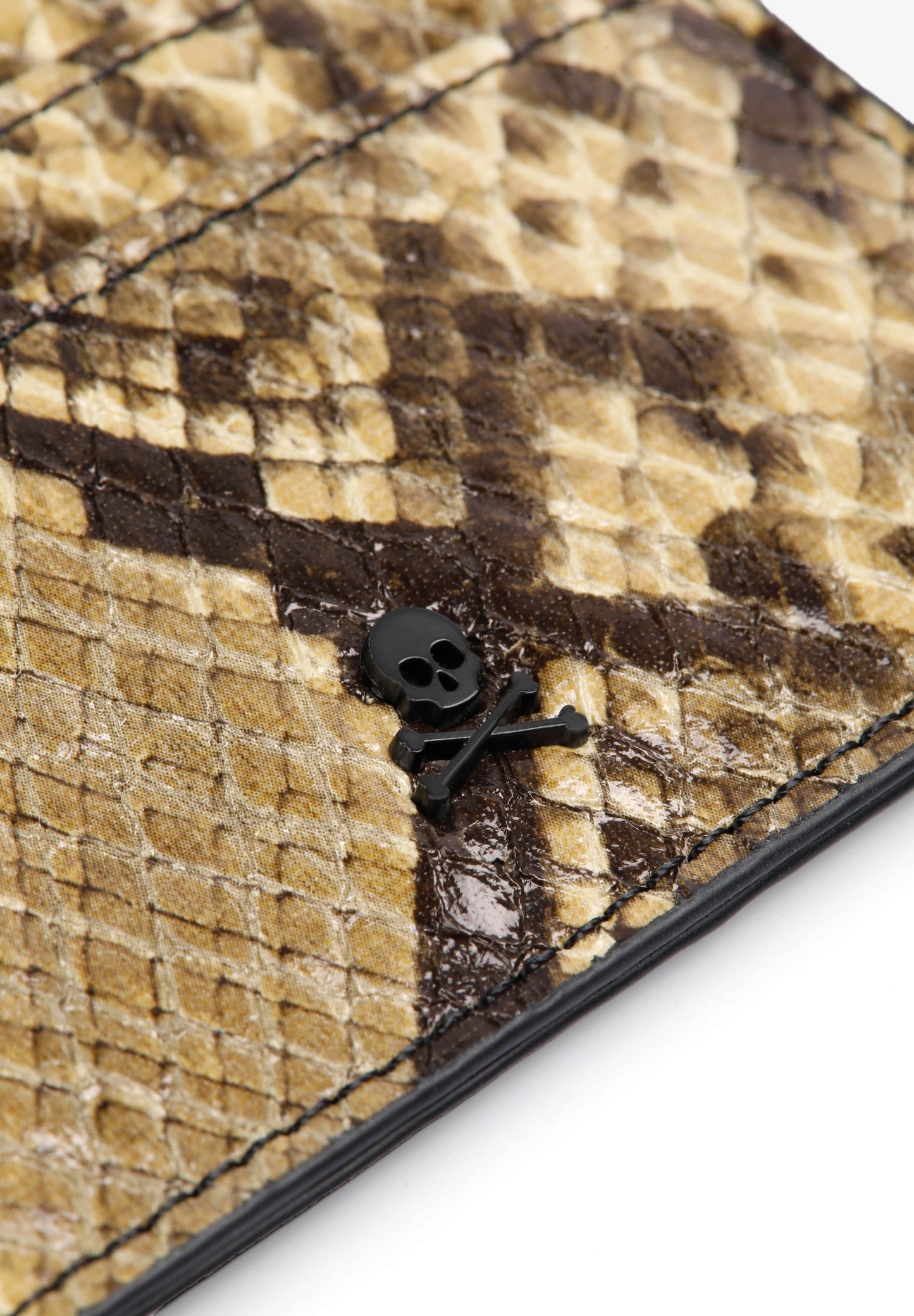 ANIMAL PRINT LEATHER CARD HOLDER