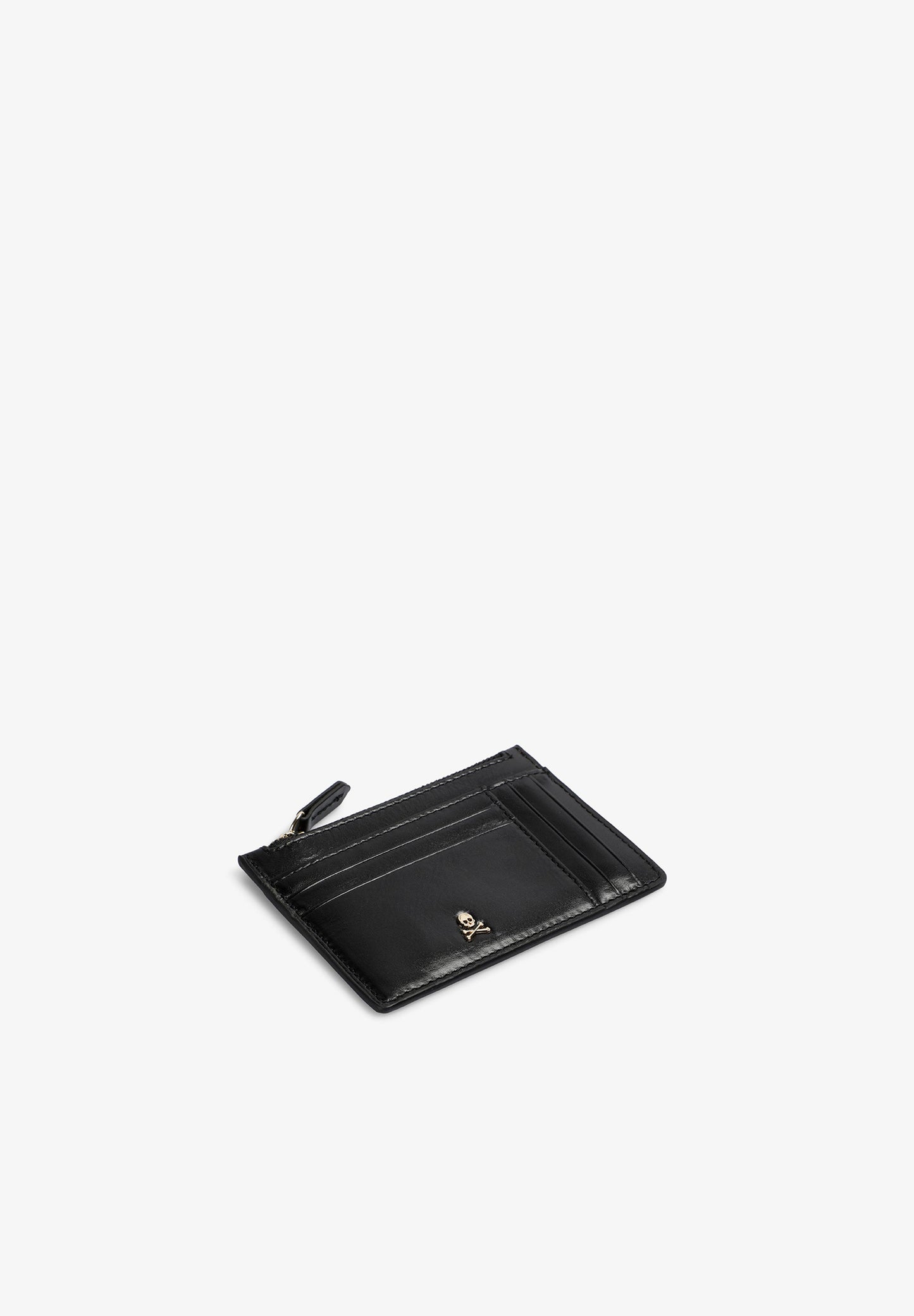 LEATHER CARD HOLDER WITH ZIP