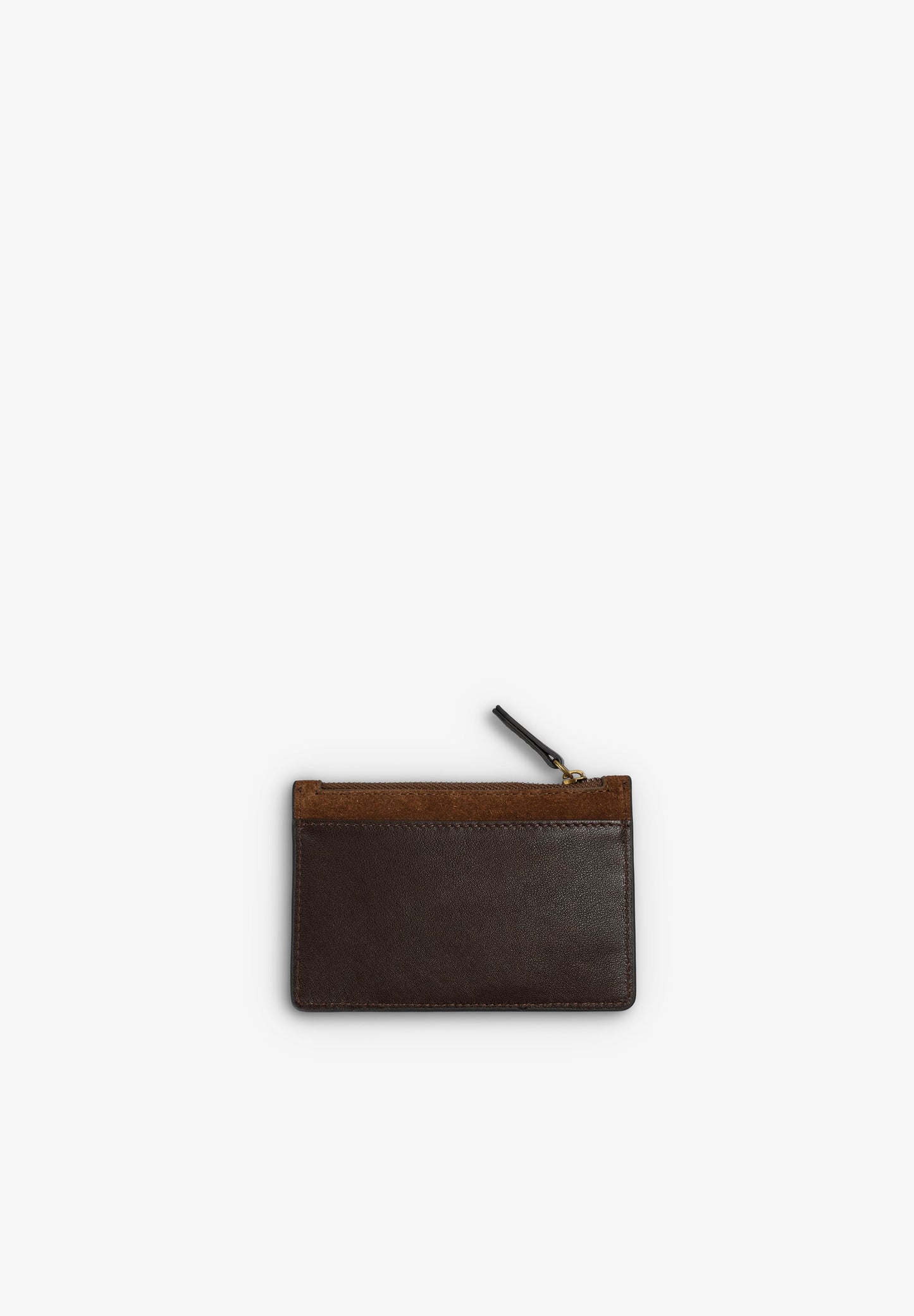 LEATHER CARD HOLDER WITH ZIP