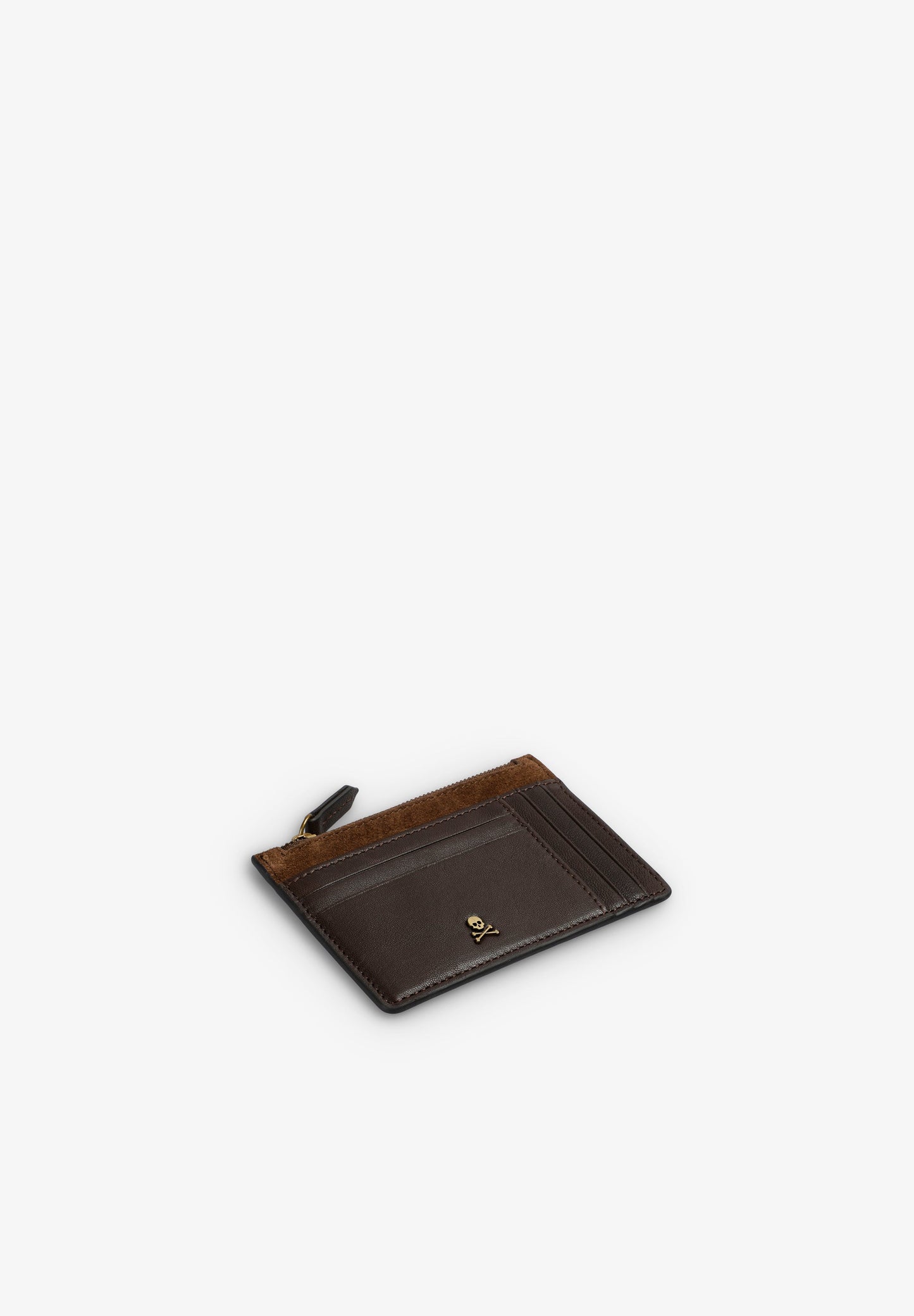 LEATHER CARD HOLDER WITH ZIP