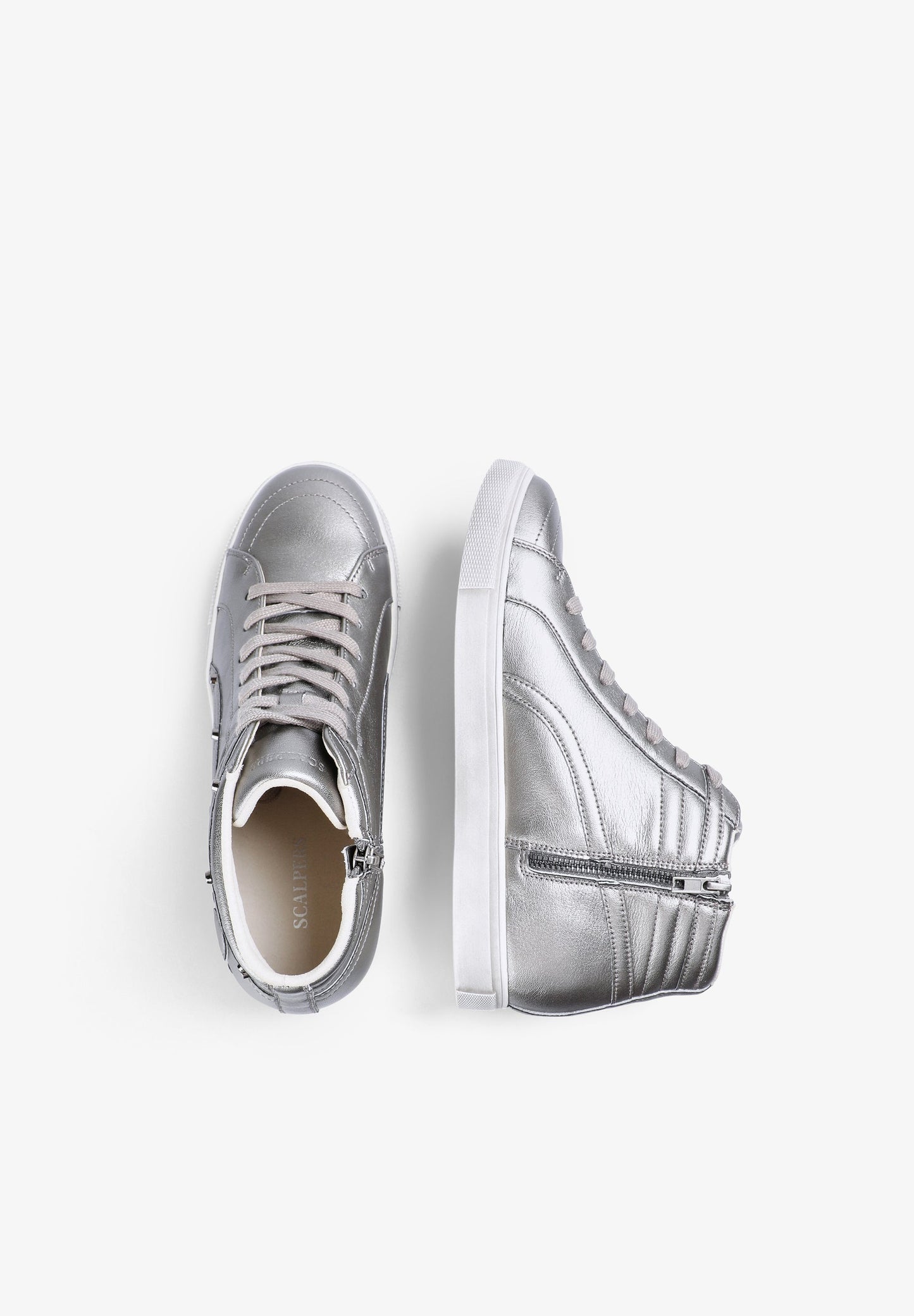 SNEAKERS ALTAS PIEL CALAVERA - Scalpers