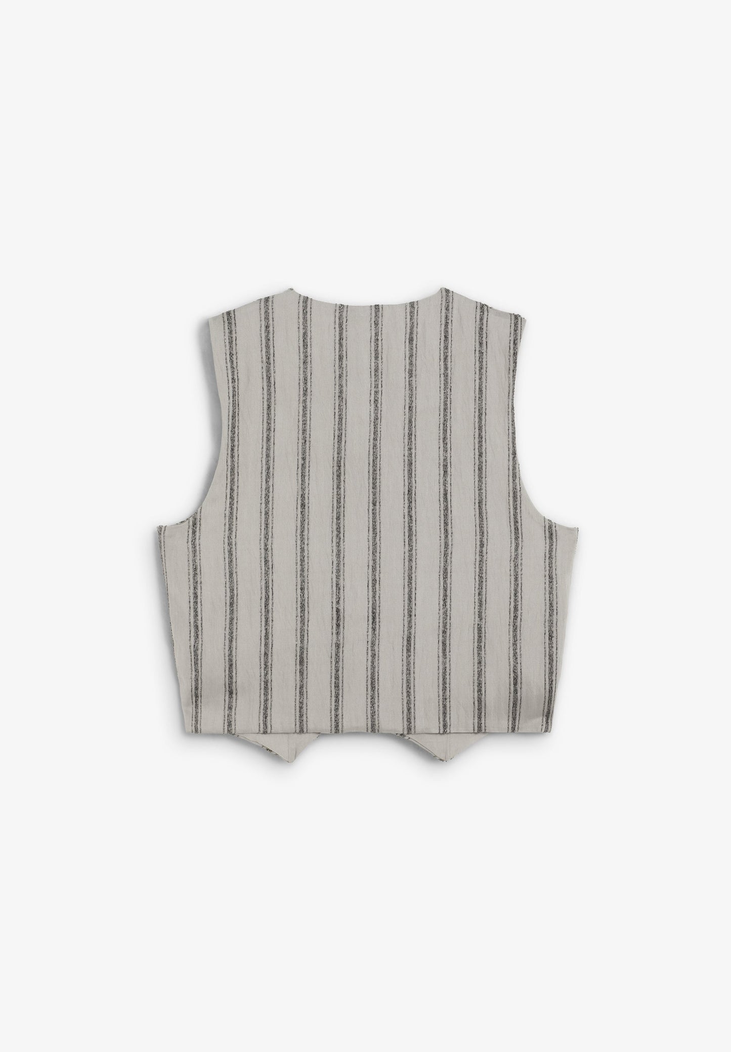 STRIPED WAISTCOAT WITH METALLIC DETAILS