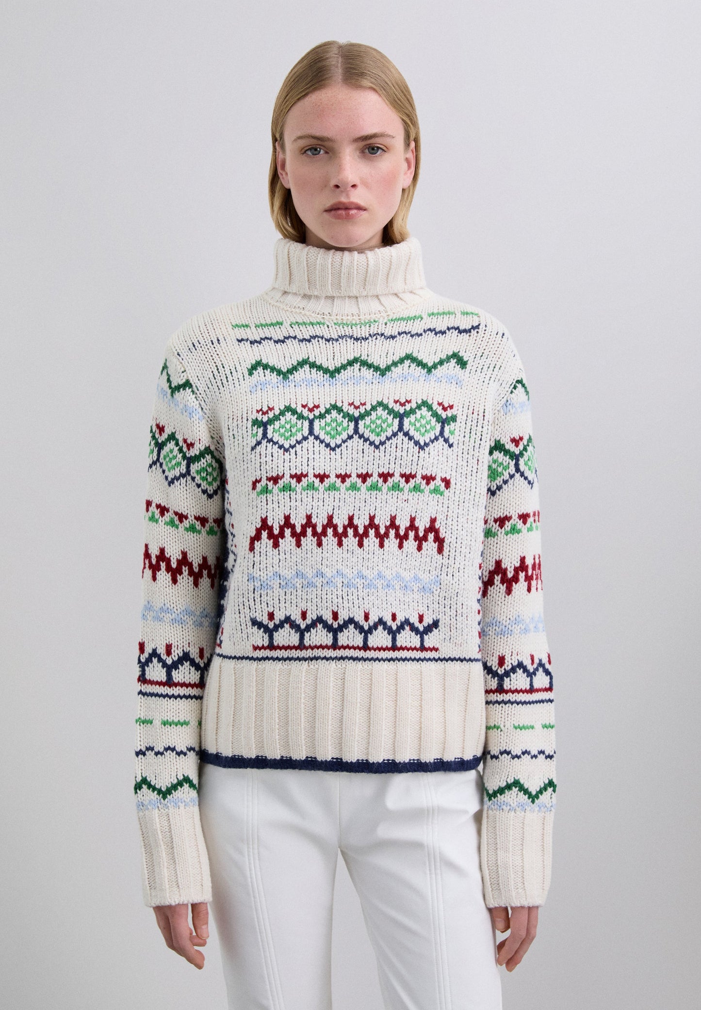 MULTICOLOURED SKI SWEATER