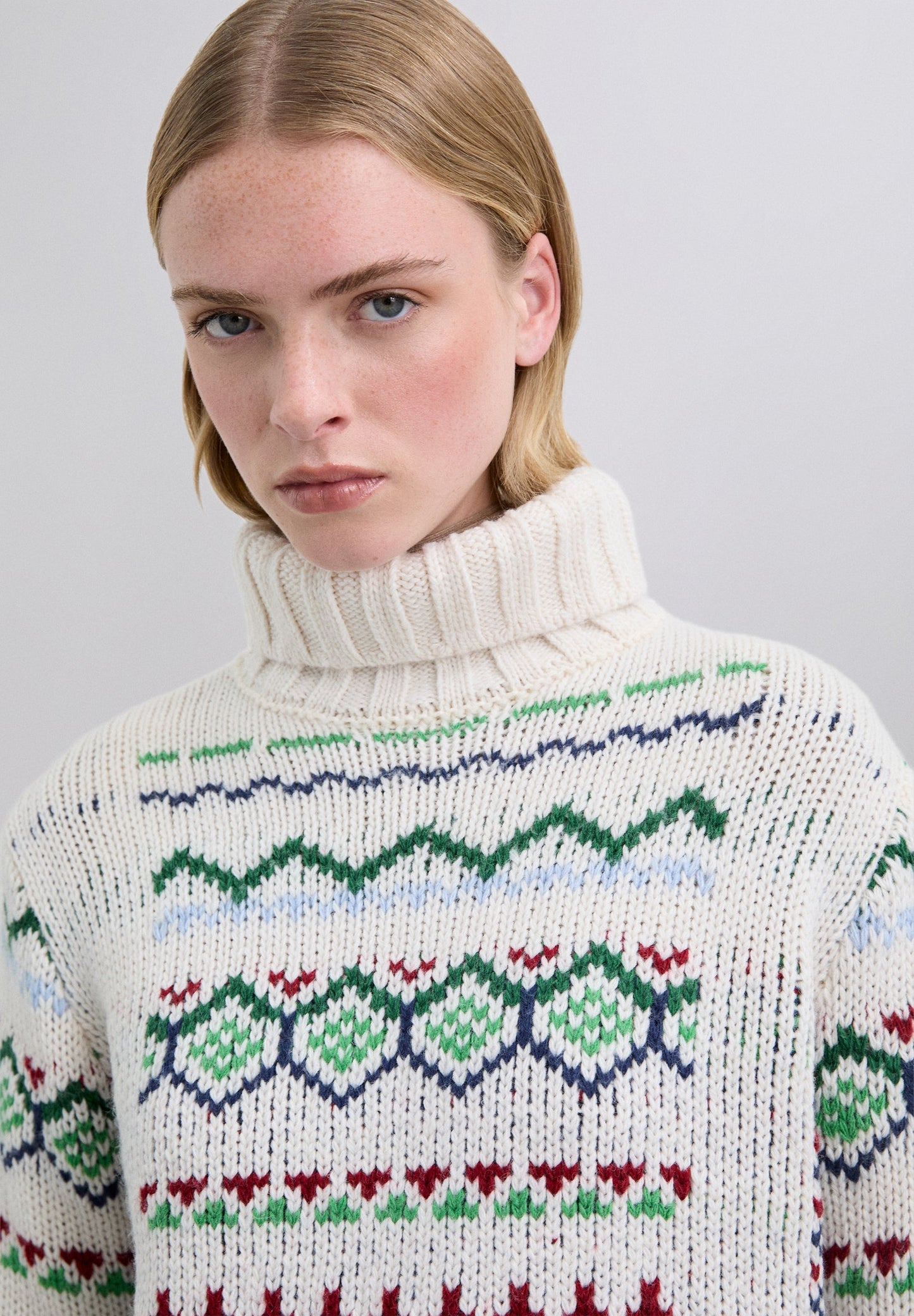 MULTICOLOURED SKI SWEATER
