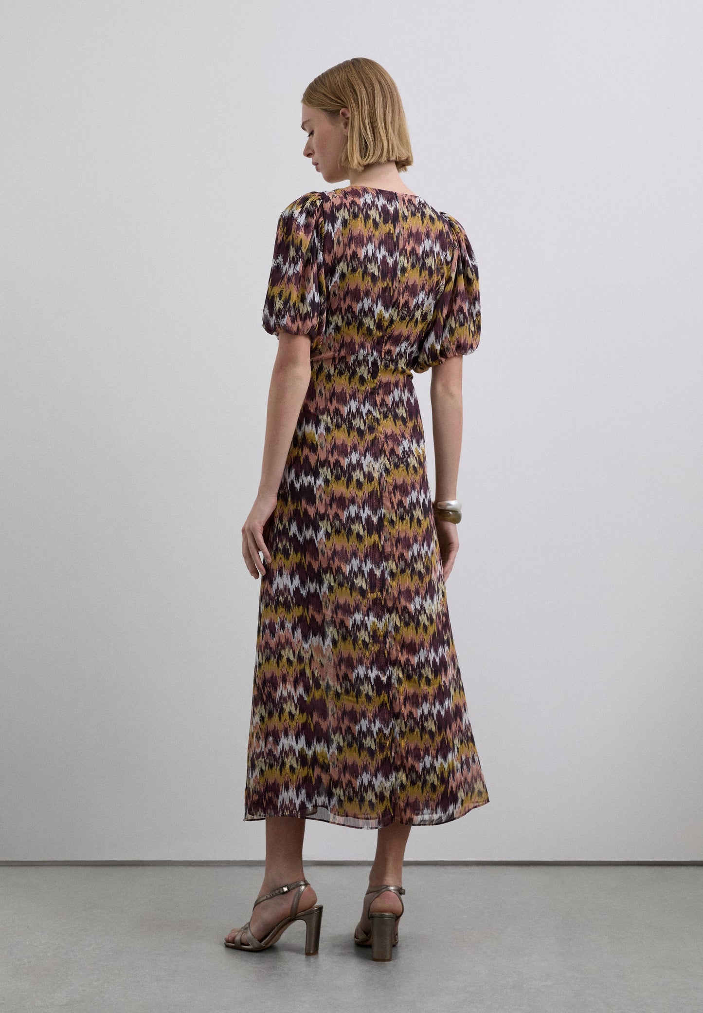 SCVINESO FIRPRINT DRESS