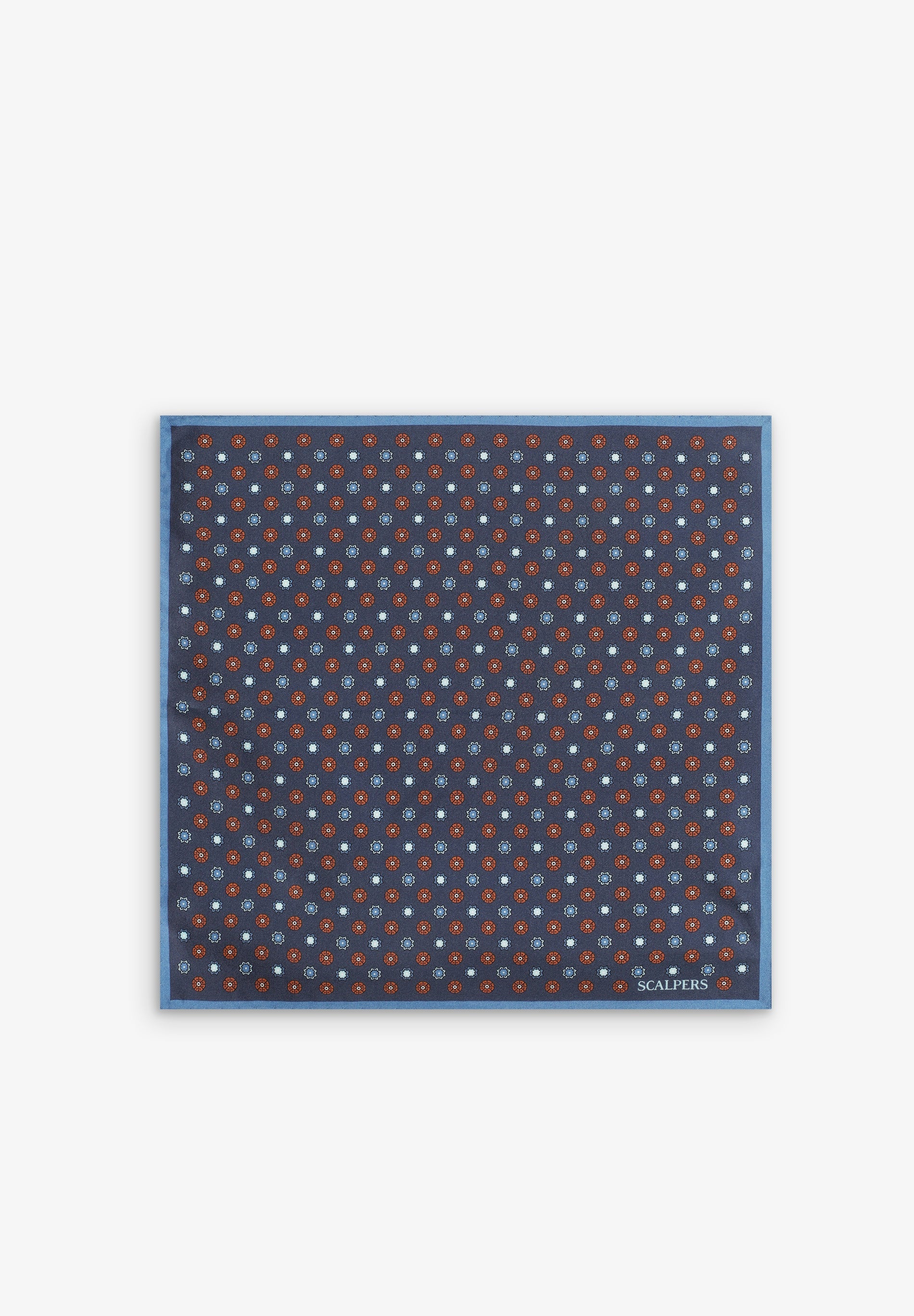 SILK CALEIDO PRINT POCKET SQUARE