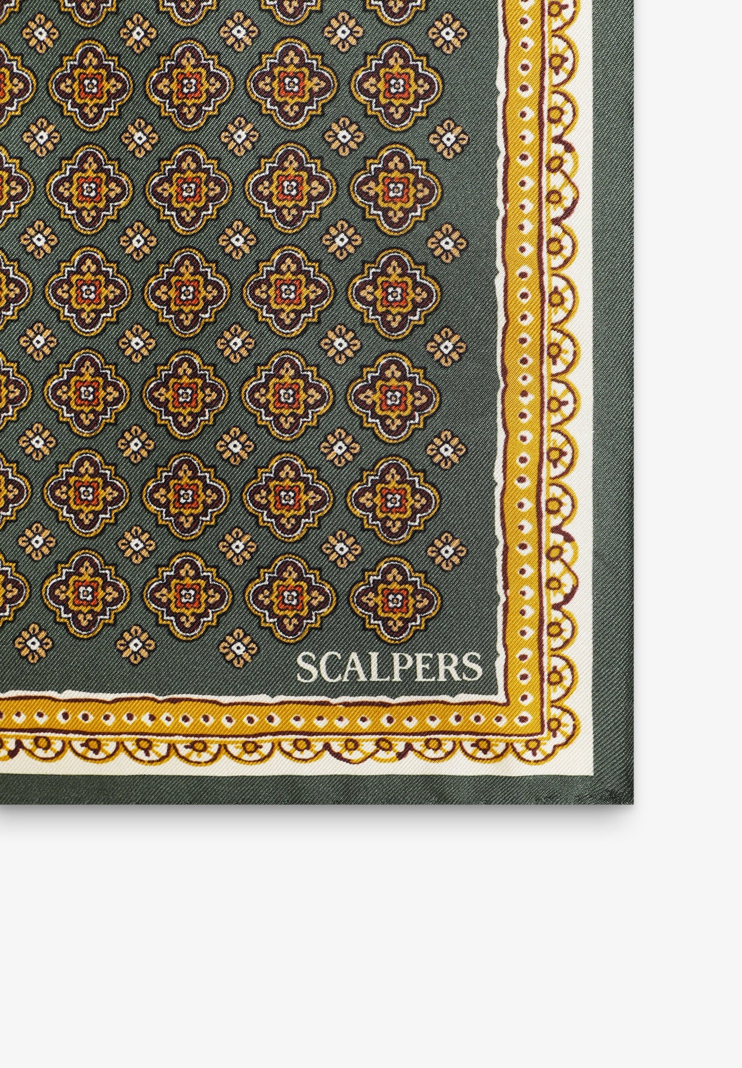 SILK VINTAGE CALEIDO POCKET SQUARE