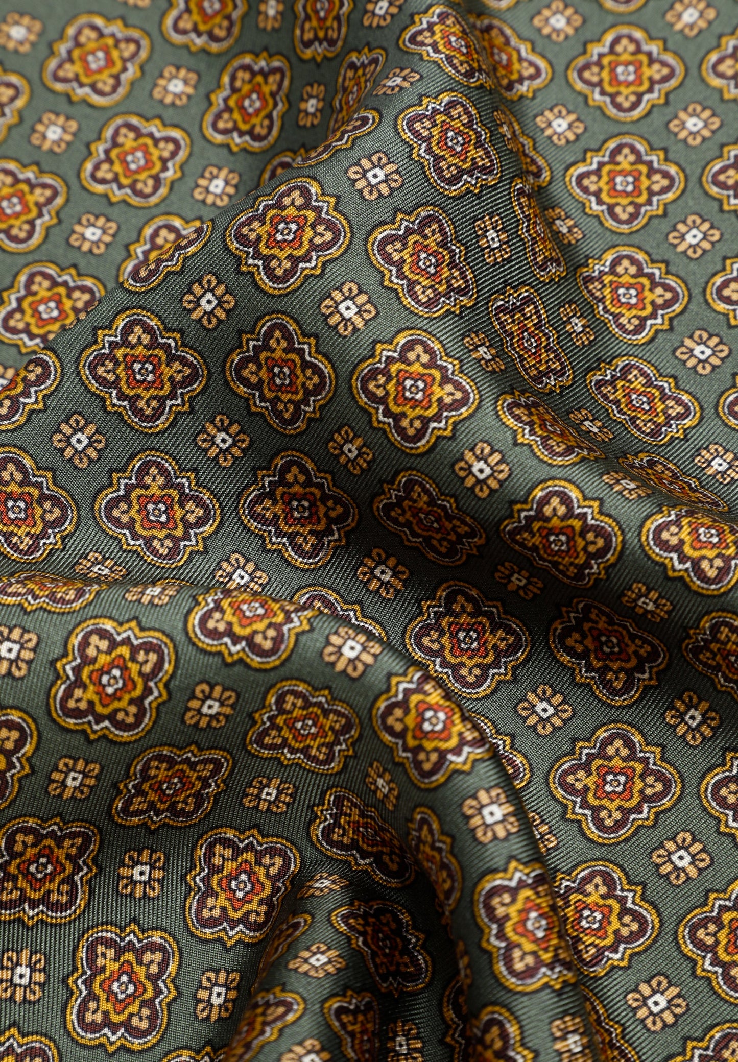 SILK VINTAGE CALEIDO POCKET SQUARE