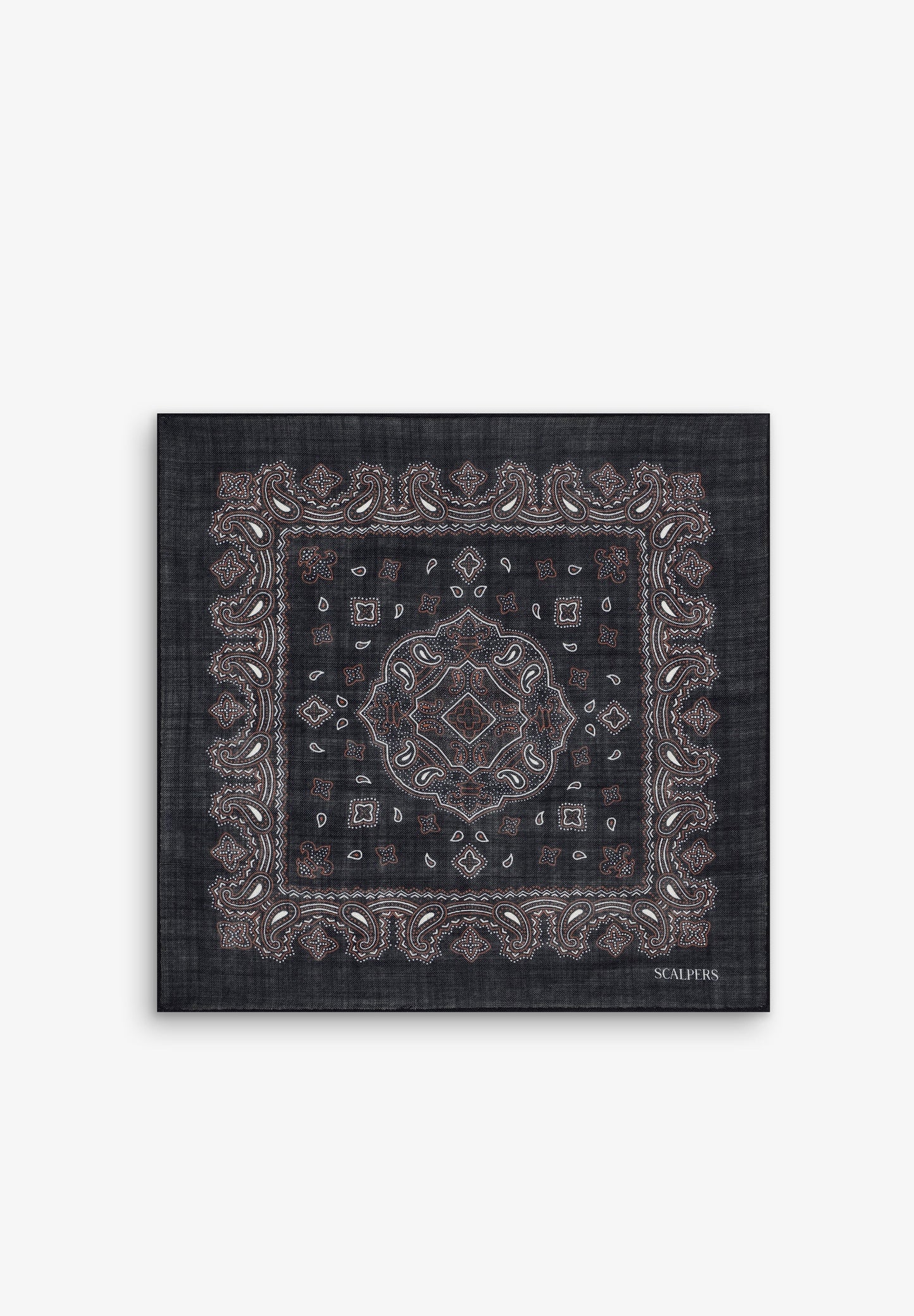 SILK BANDANA PRINT POCKET SQUARE