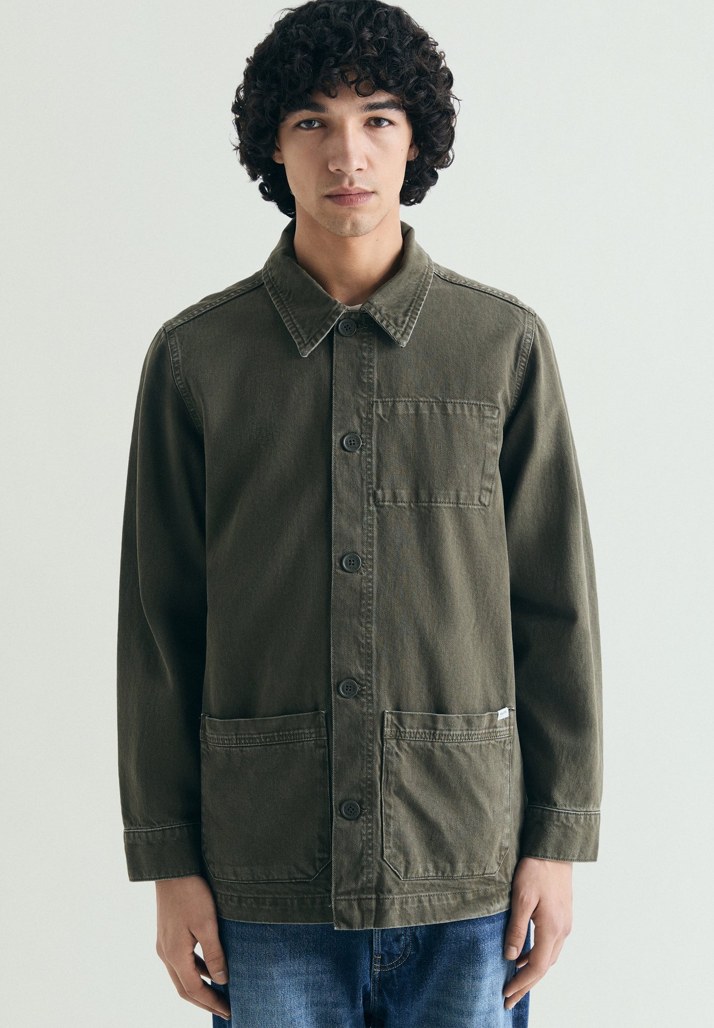 WORKER JACKET WITH POCKETS