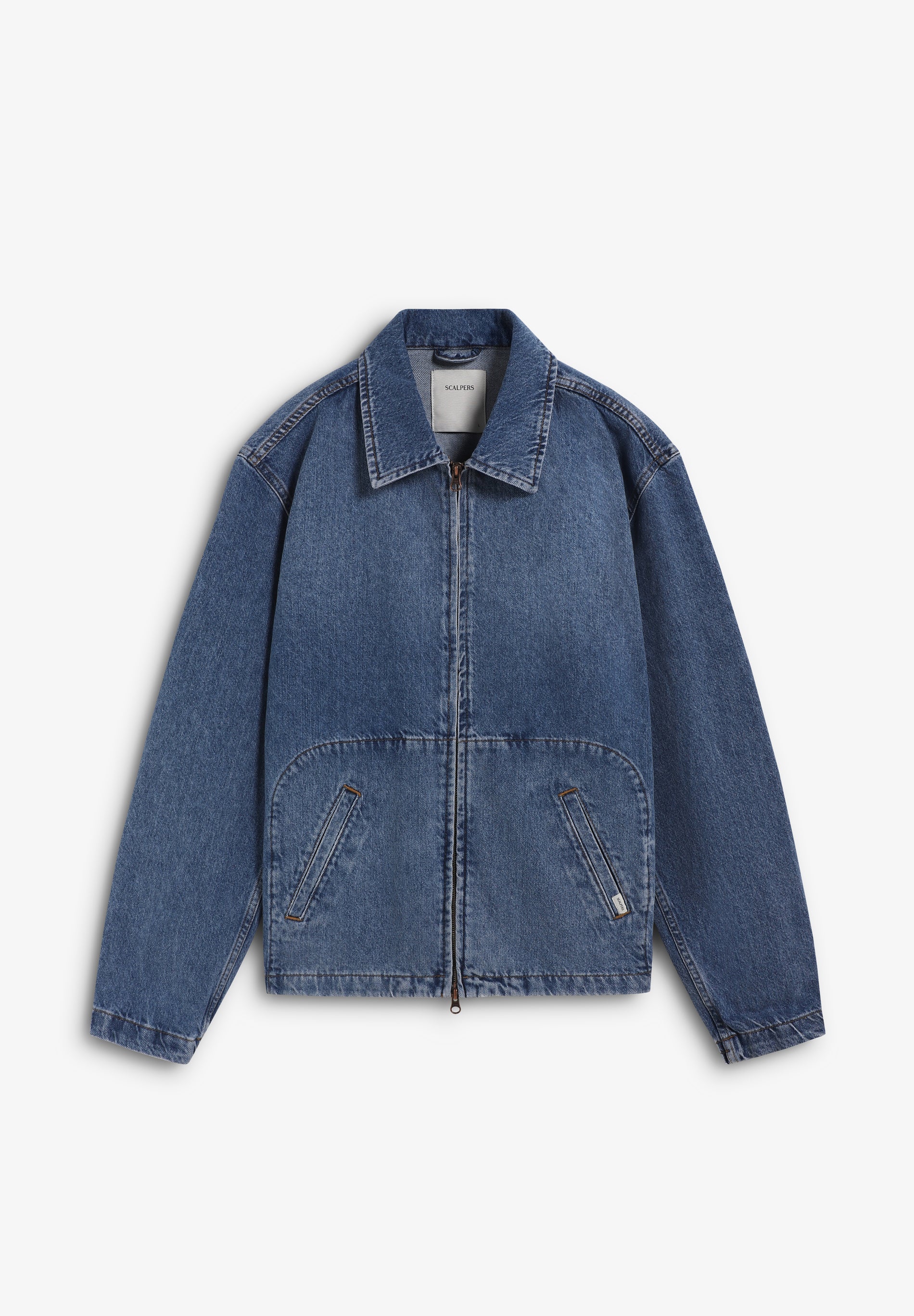 DENIM BOMBER JACKET