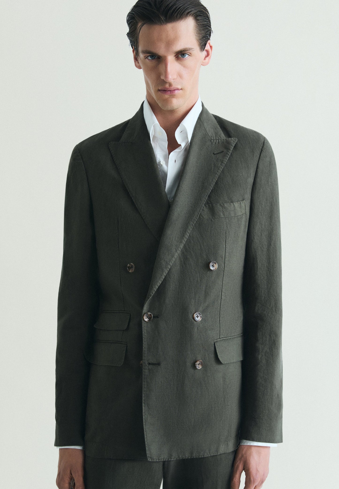 SCFIRENZE DOUBLE LINEN BLAZER