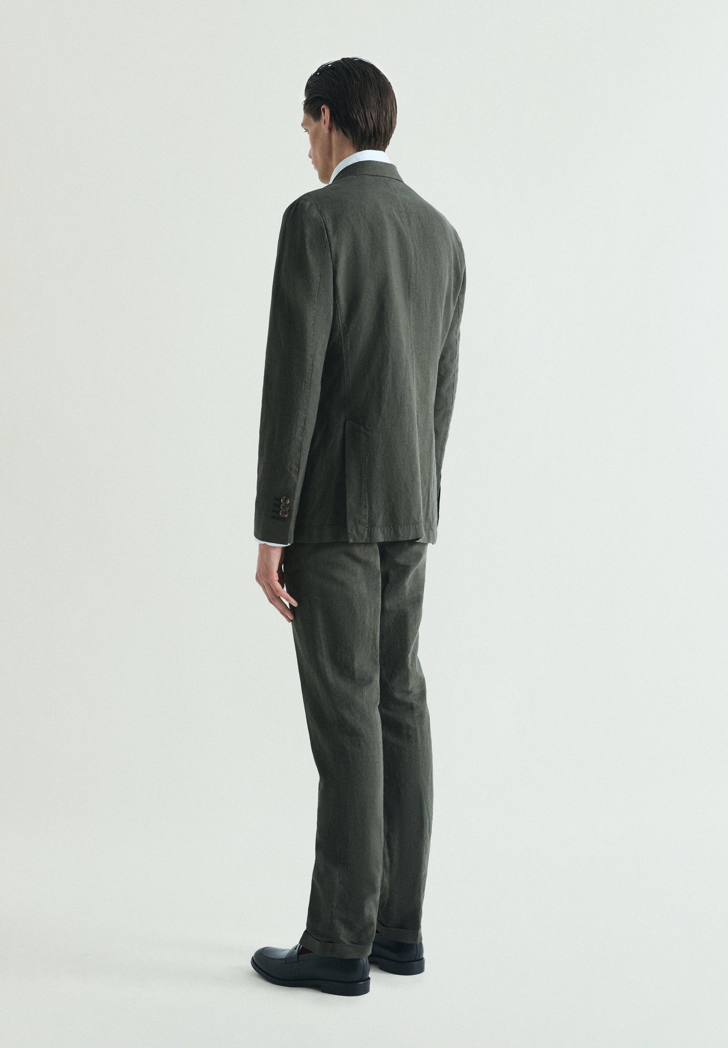 LINEN SUIT TROUSERS