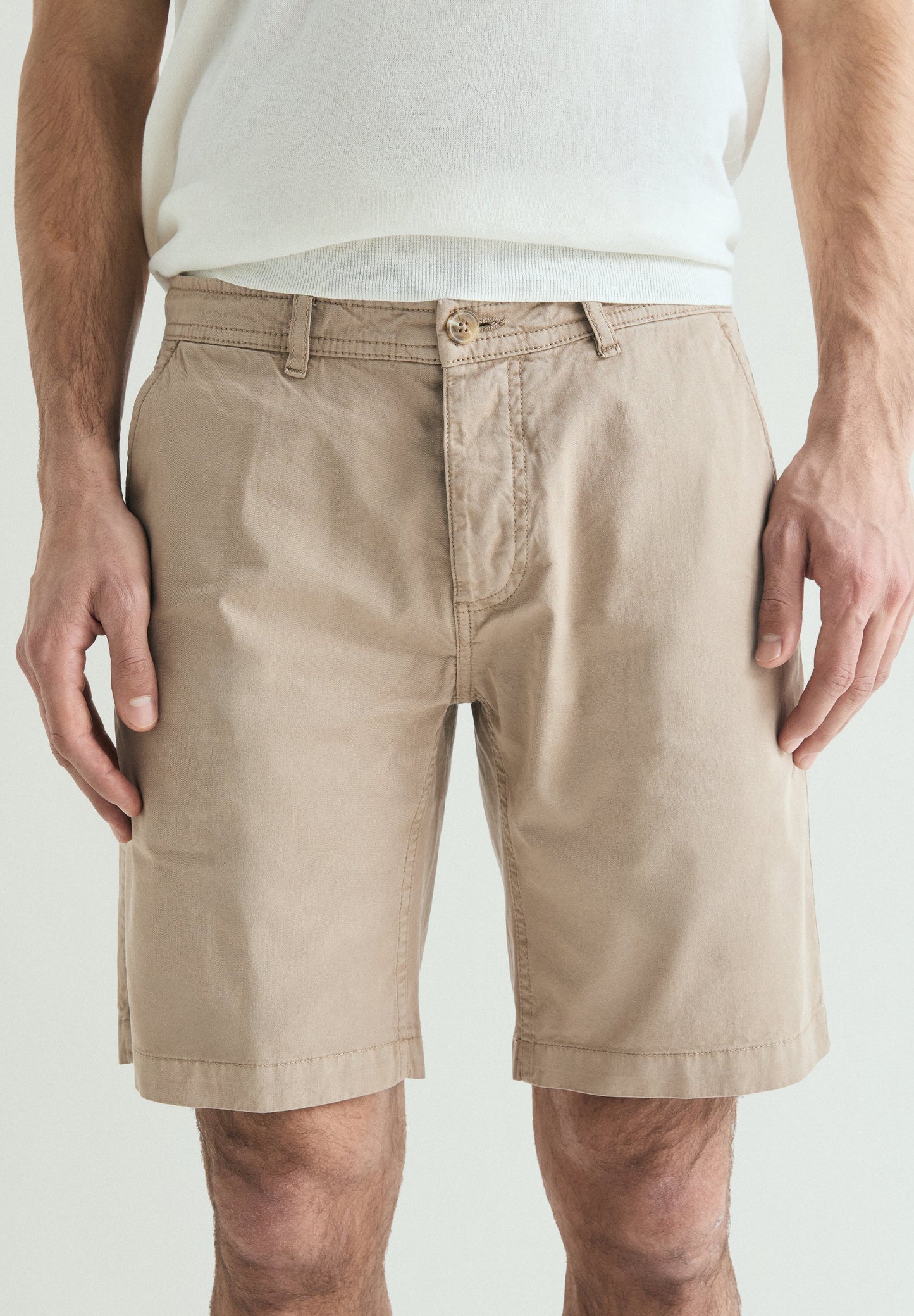 BASIC ORGANIC COTTON BERMUDA SHORTS